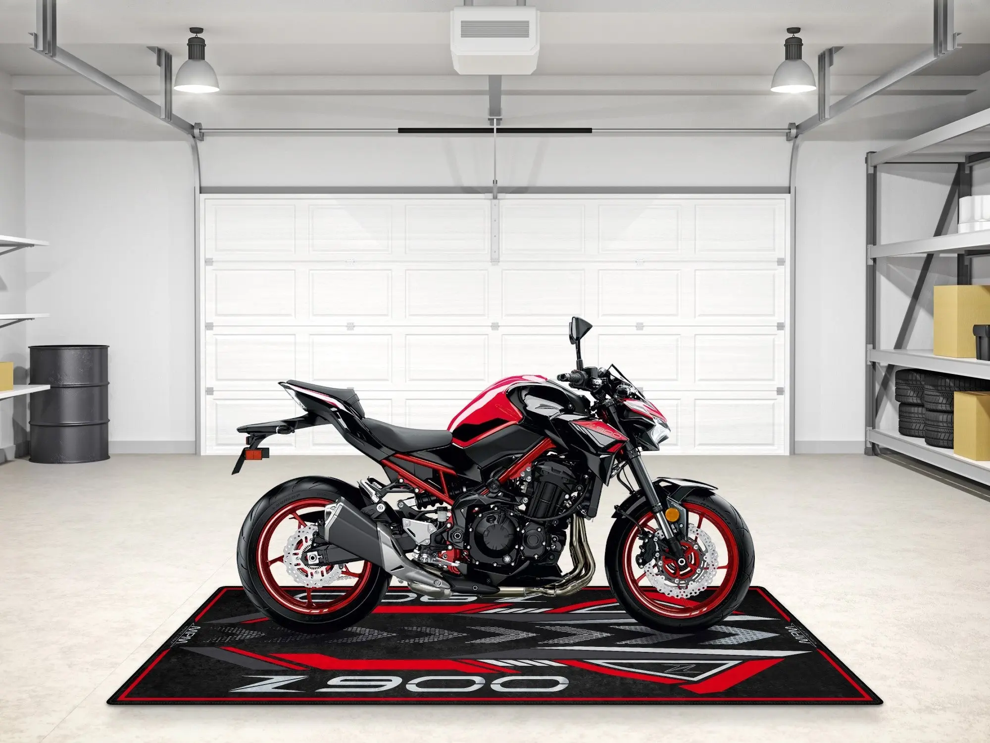 Designed Pit Mat for Kawasaki Z900 Motorcycle - MM7412 - Image 10