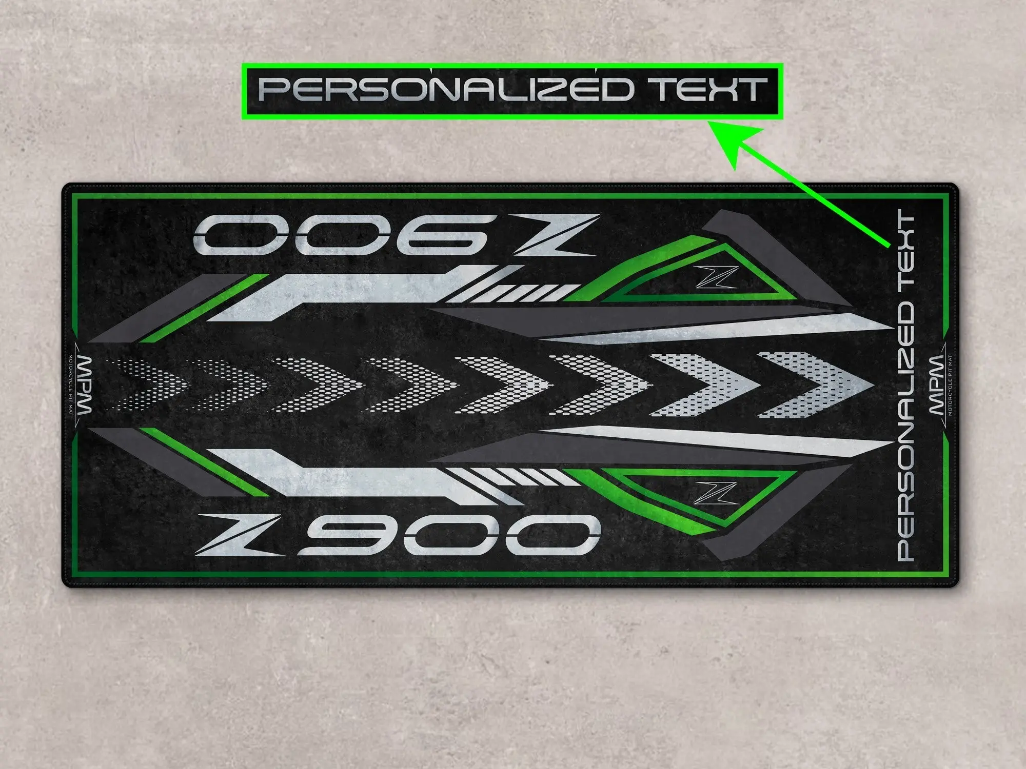 Designed Pit Mat for Kawasaki Z900 Motorcycle - MM7412 - Image 4