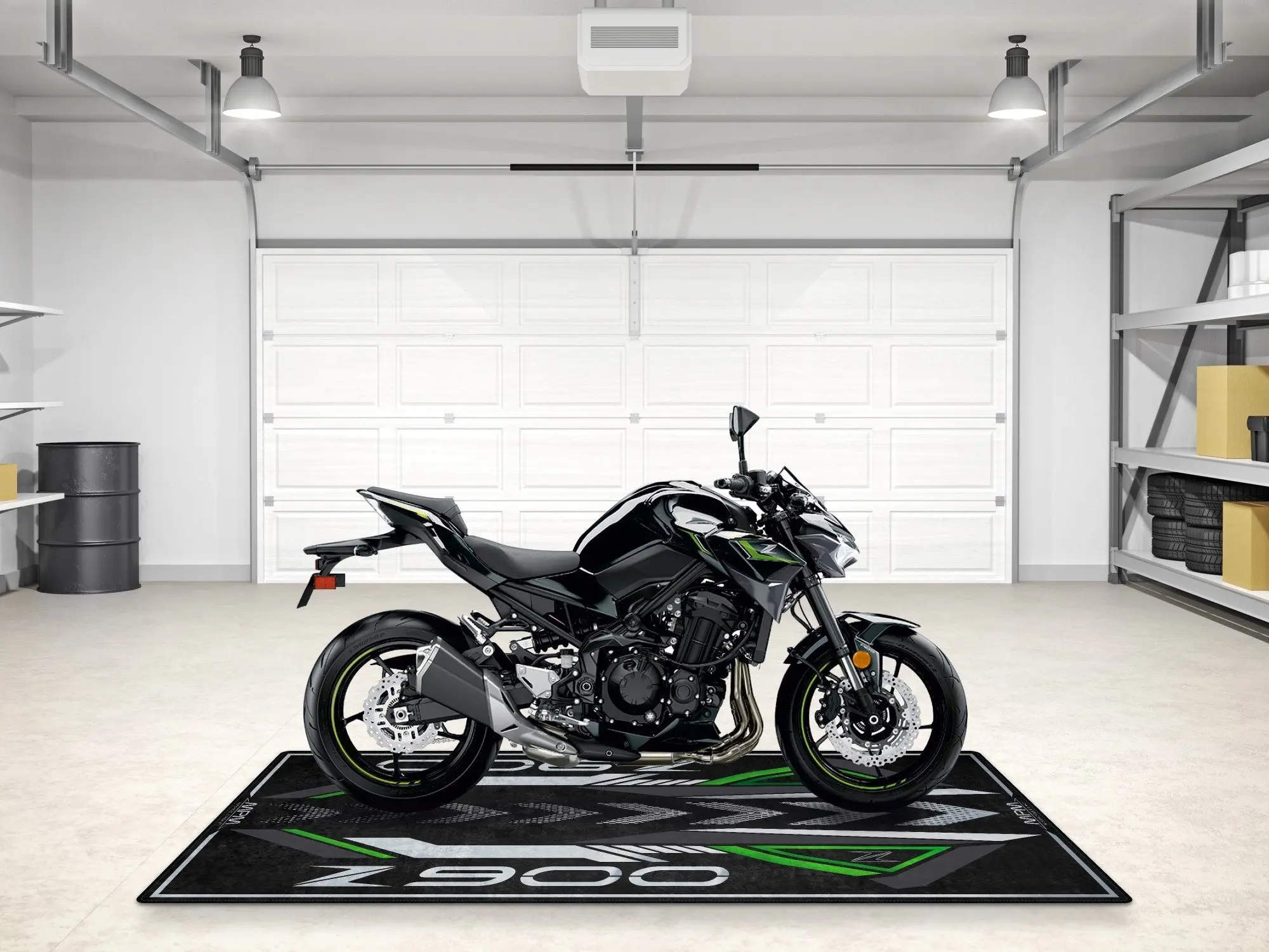 Designed Pit Mat for Kawasaki Z900 Motorcycle - MM7412 - Image 5