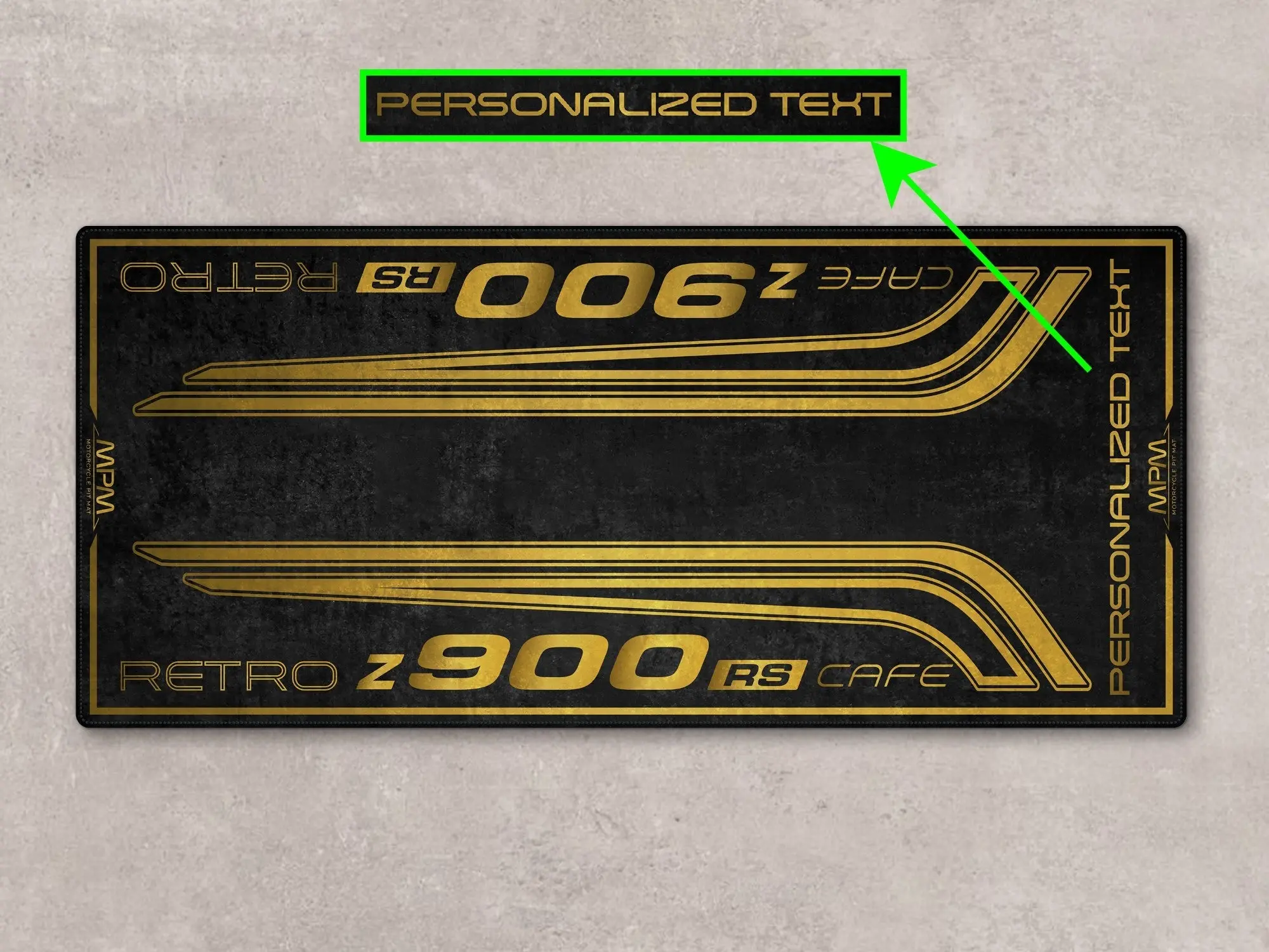 Designed Pit Mat for Kawasaki Z900 RS Cafe Motorcycle - MM7416 - Image 4