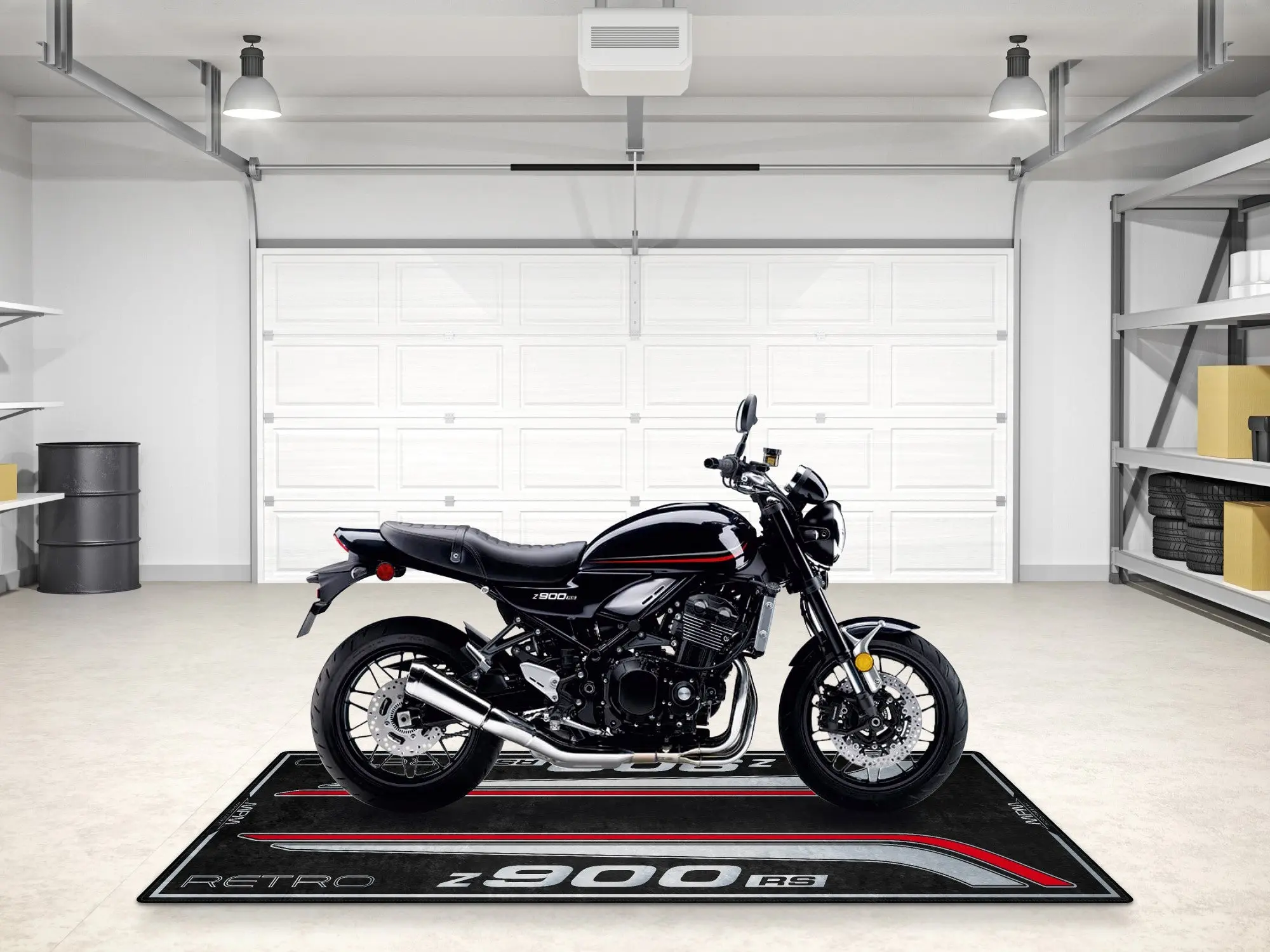 Designed Pit Mat for Kawasaki Z900 RS Motorcycle - MM7415 - Image 5