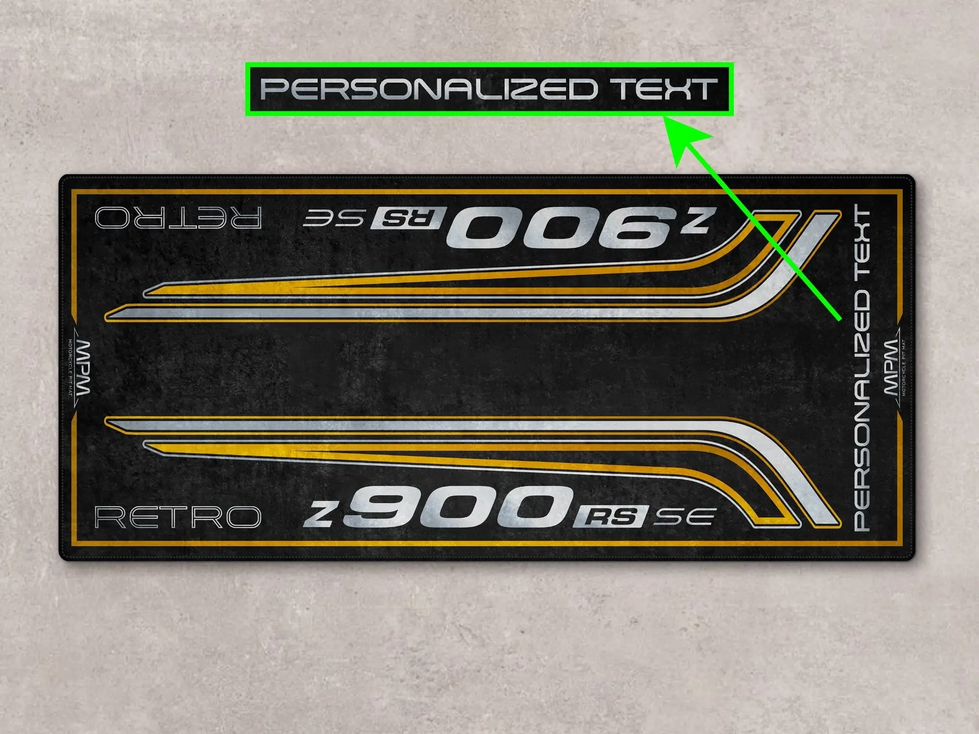 Designed Pit Mat for Kawasaki Z900RS SE Motorcycle - MM7417 - Image 4