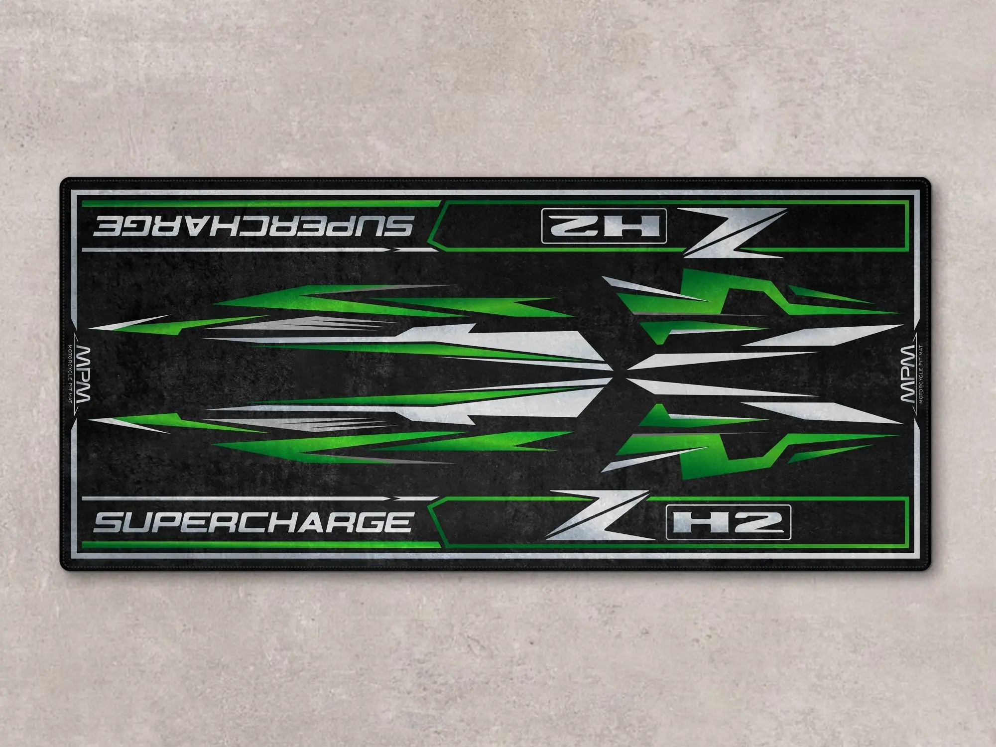 Designed Pit Mat for Kawasaki ZH2 Motorcycle - MM7418 - Image 2