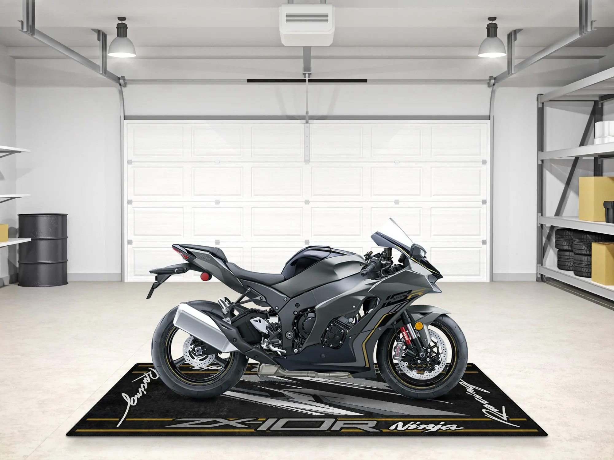 Designed Pit Mat for Kawasaki ZX-10R Motorcycle - MM7250 - Image 10