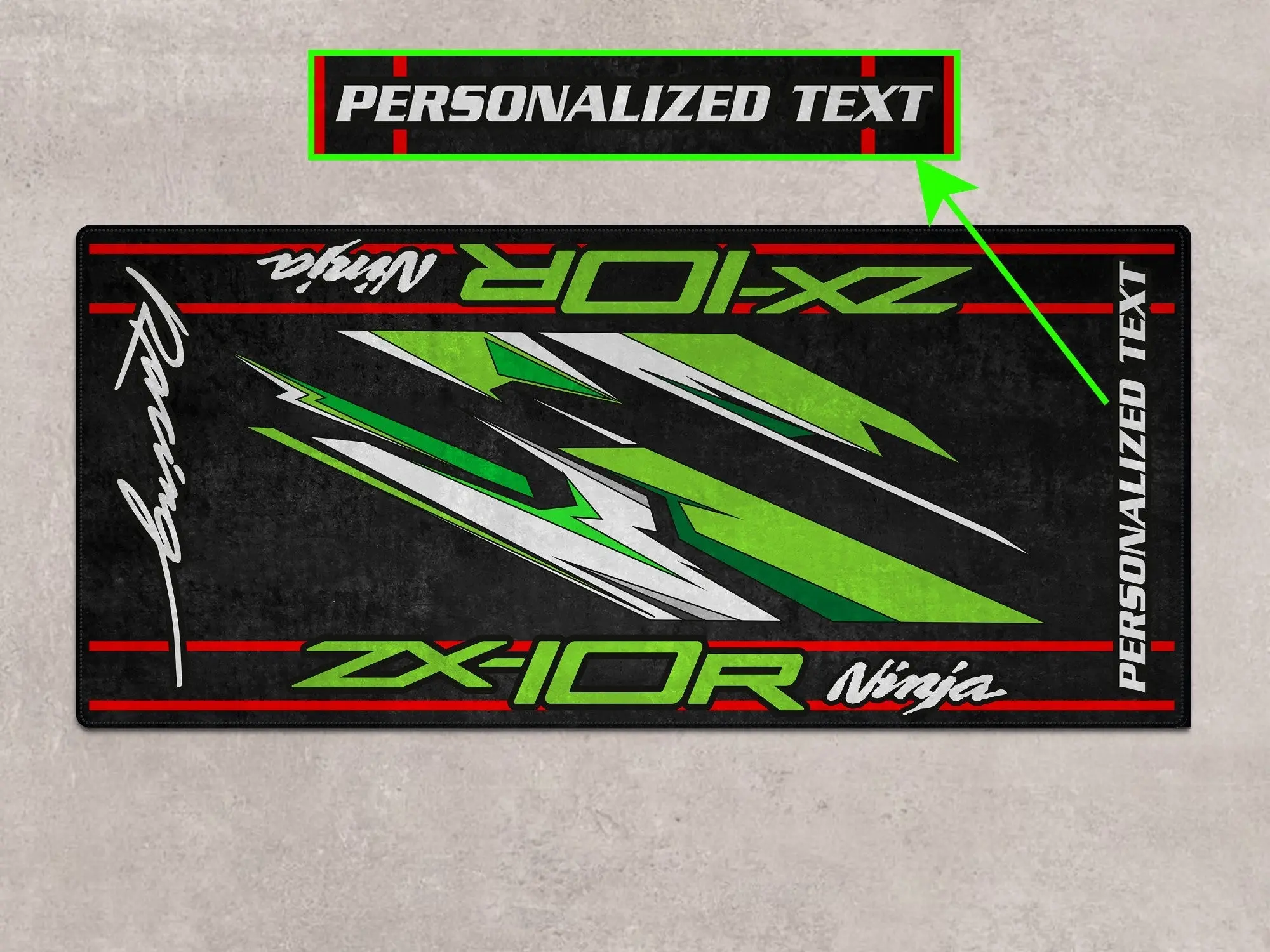 Designed Pit Mat for Kawasaki ZX-10R Motorcycle - MM7250 - Image 4