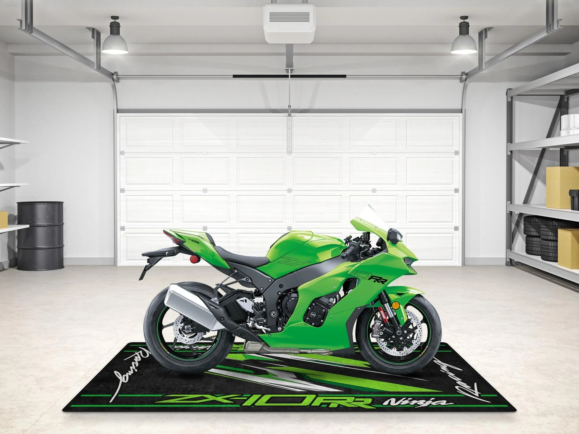 Designed Pit Mat for Kawasaki ZX-10RR Motorcycle - MM7267 - Image 5
