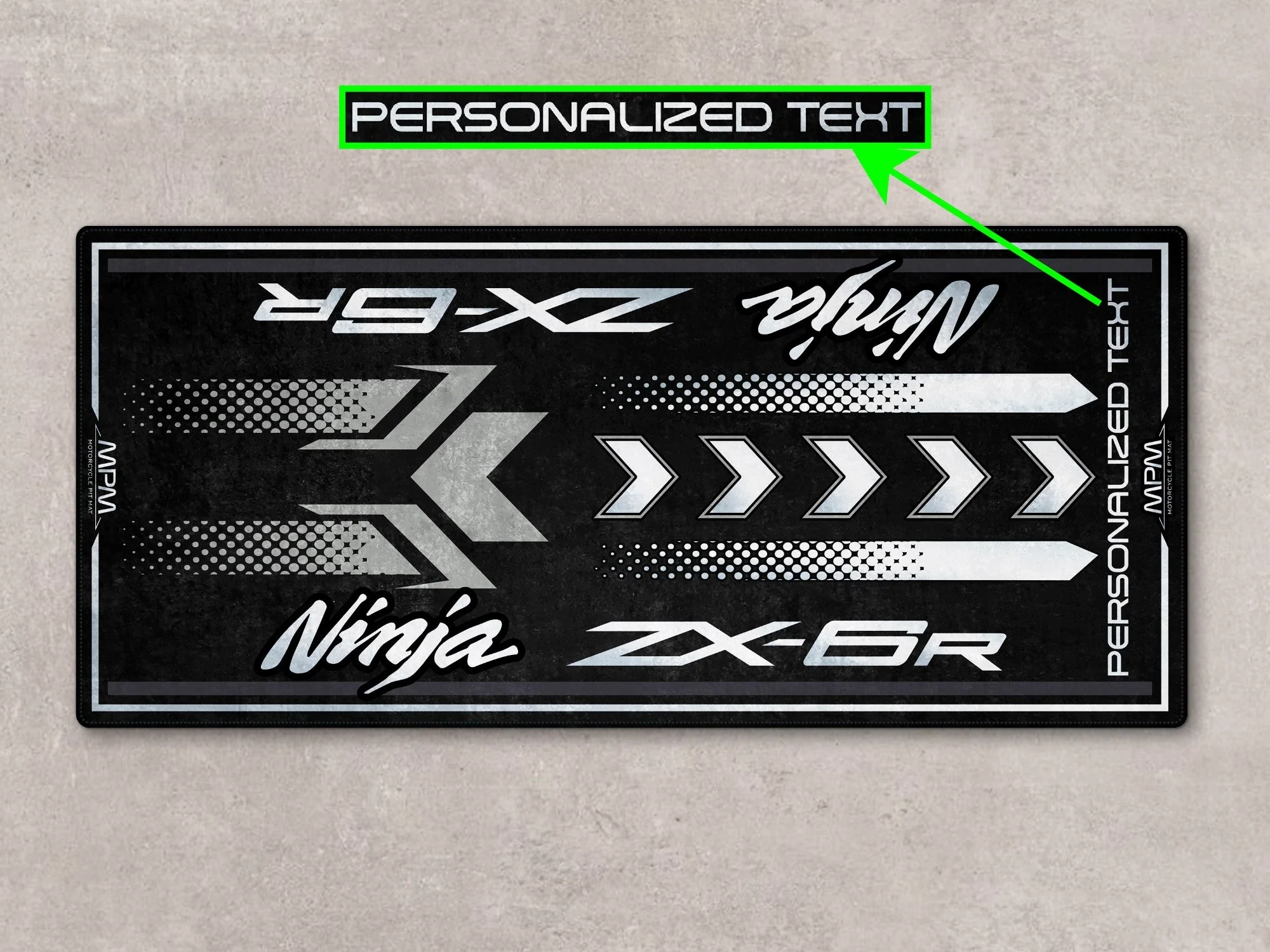 Designed Pit Mat for Kawasaki ZX-6R Motorcycle - MM7395 - Image 12