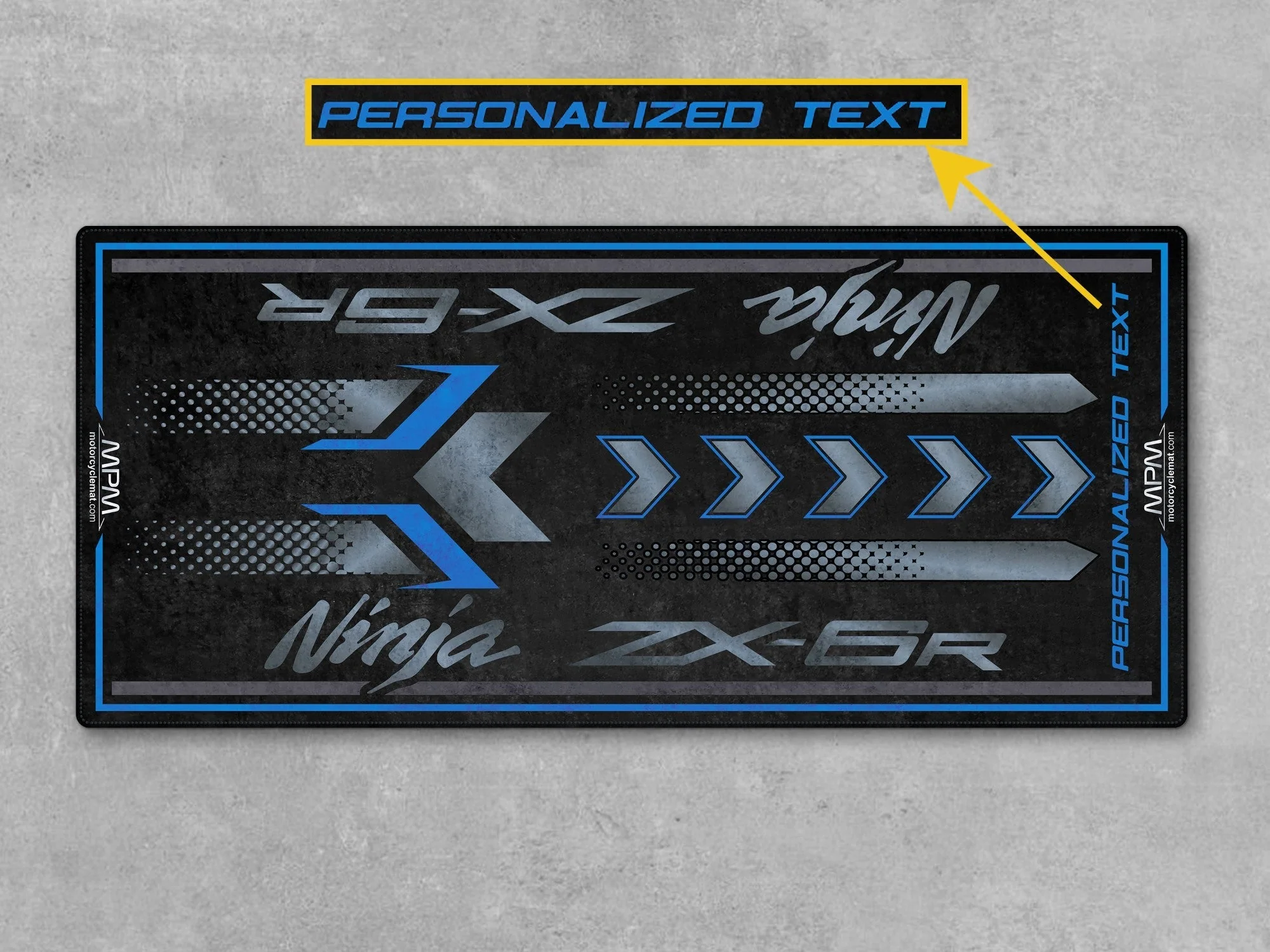 Designed Pit Mat for Kawasaki ZX-6R Motorcycle - MM7395 - Image 4