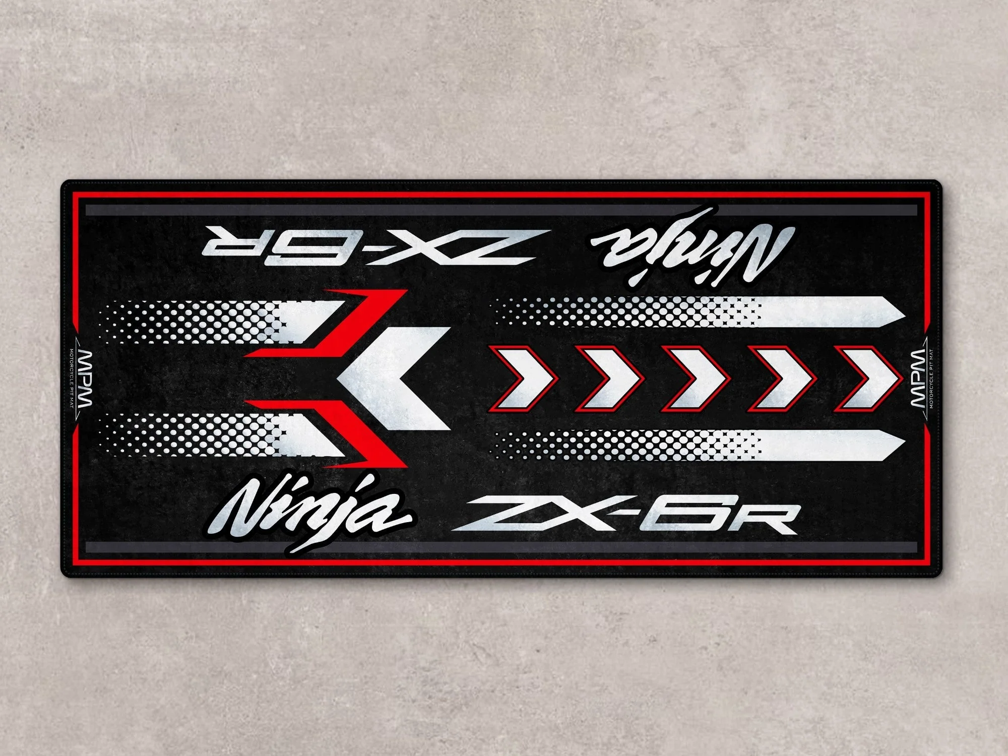 Designed Pit Mat for Kawasaki ZX-6R Motorcycle - MM7395 - Image 6