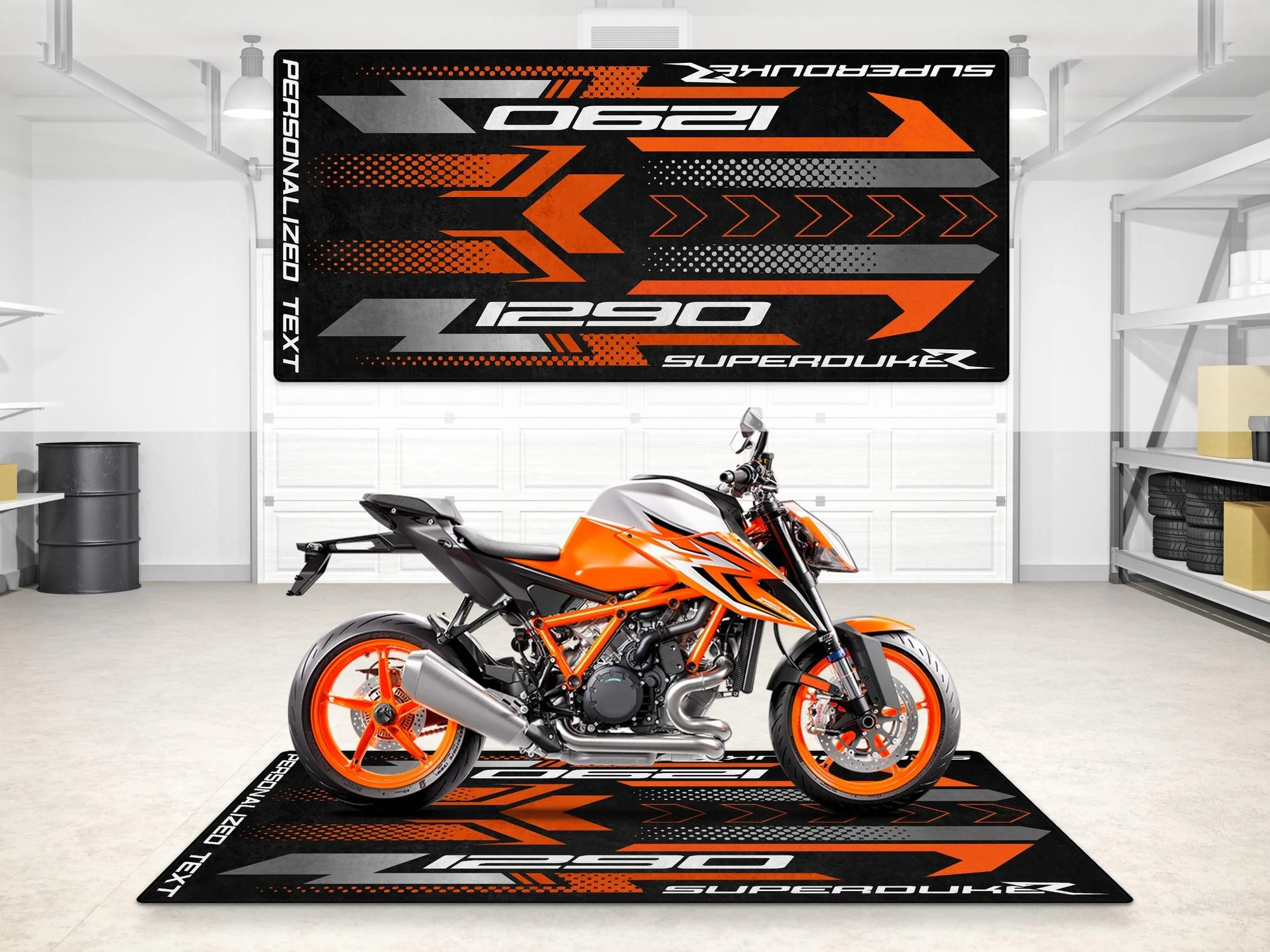 Designed Pit Mat for KTM 1290 Superduke R Motorcycle - MM7269 - Image 3
