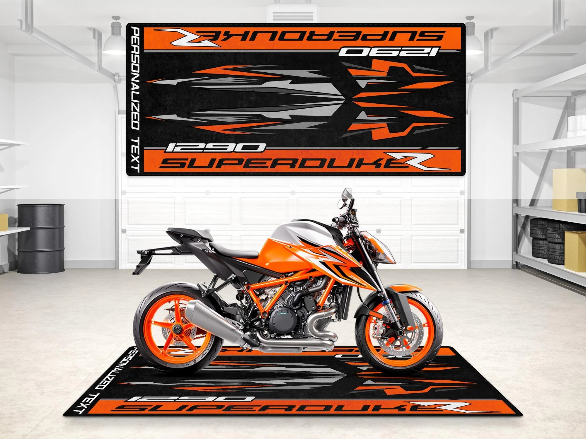 Designed Pit Mat for KTM 1290 Superduke R Motorcycle - MM7270 - Image 3