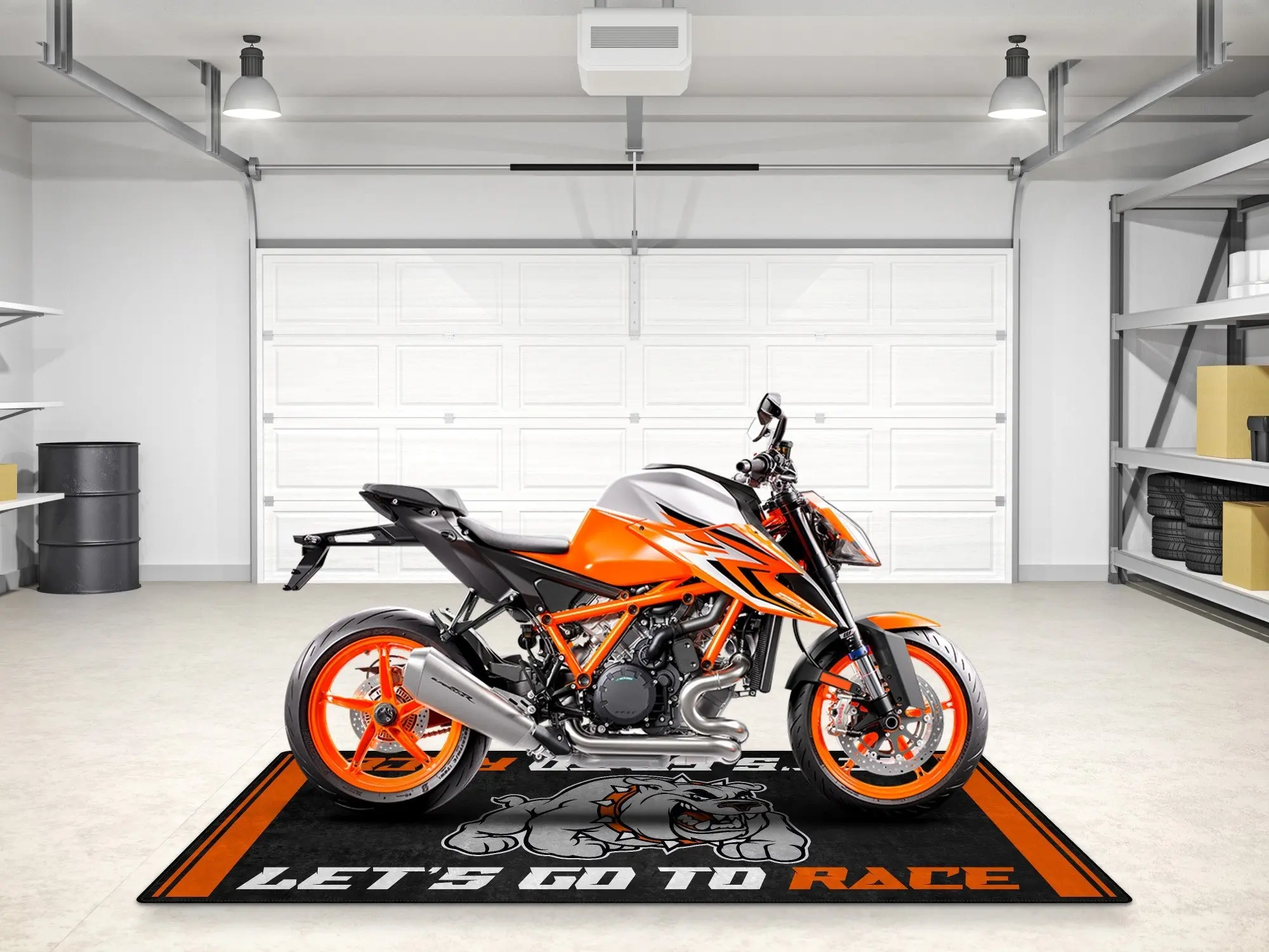 Designed Pit Mat for KTM Motorcycle (Bulldog) - MM7211 - Image 5