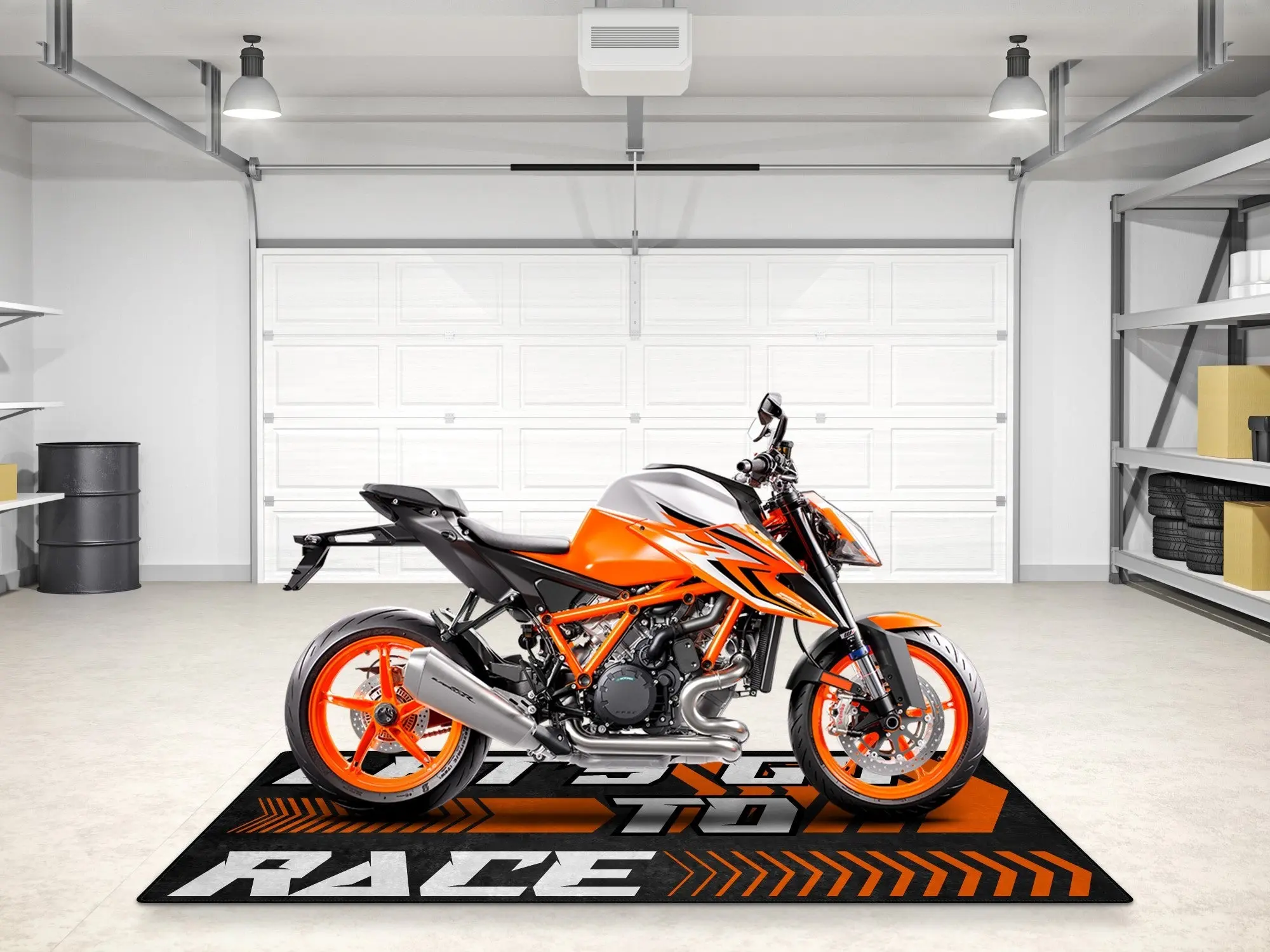 Designed Pit Mat for KTM Motorcycle (Let's Go To Race) - MM7212 - Image 5