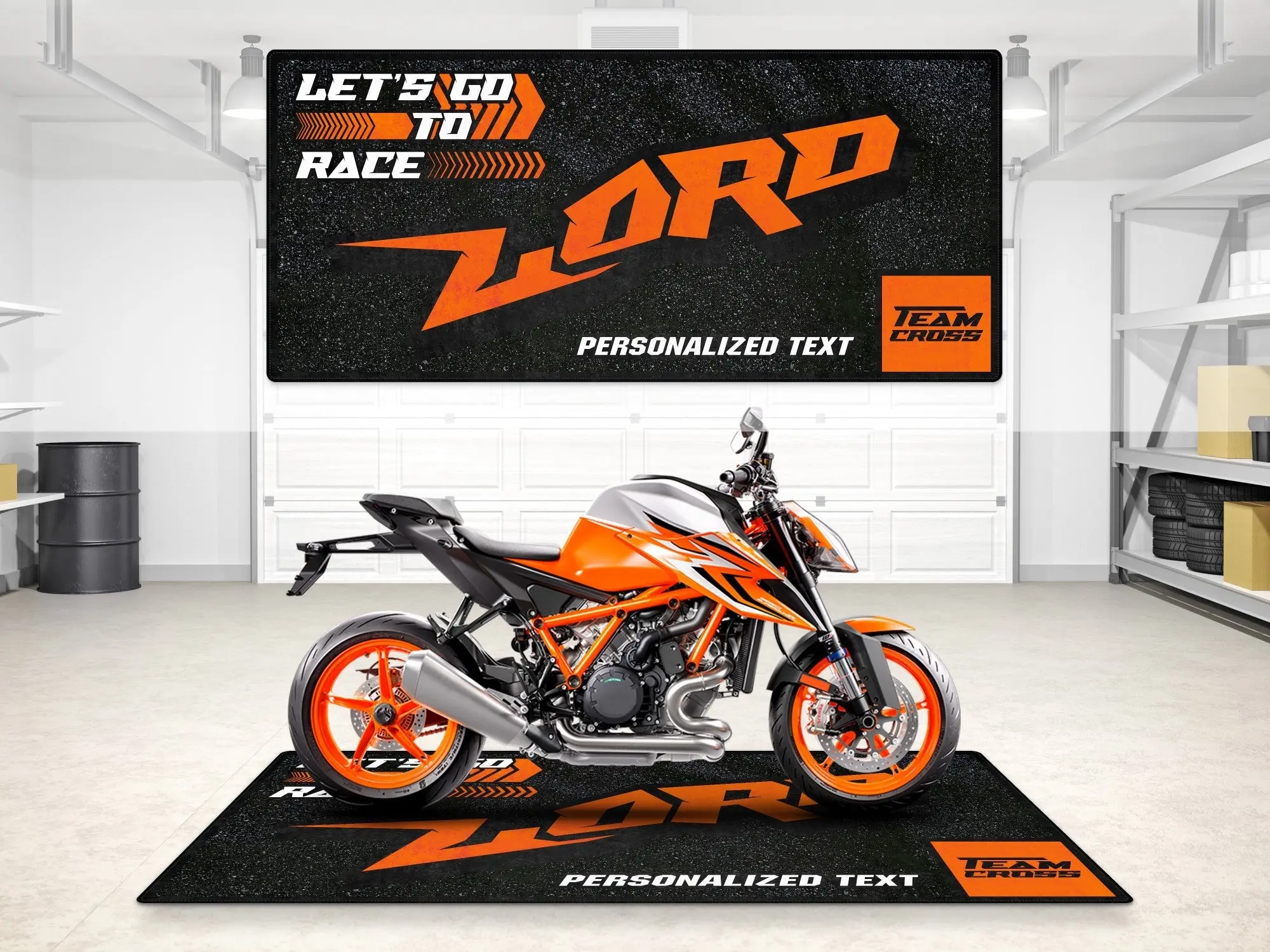 Designed Pit Mat for KTM Motorcycle (Lord) - MM7218 - Image 3
