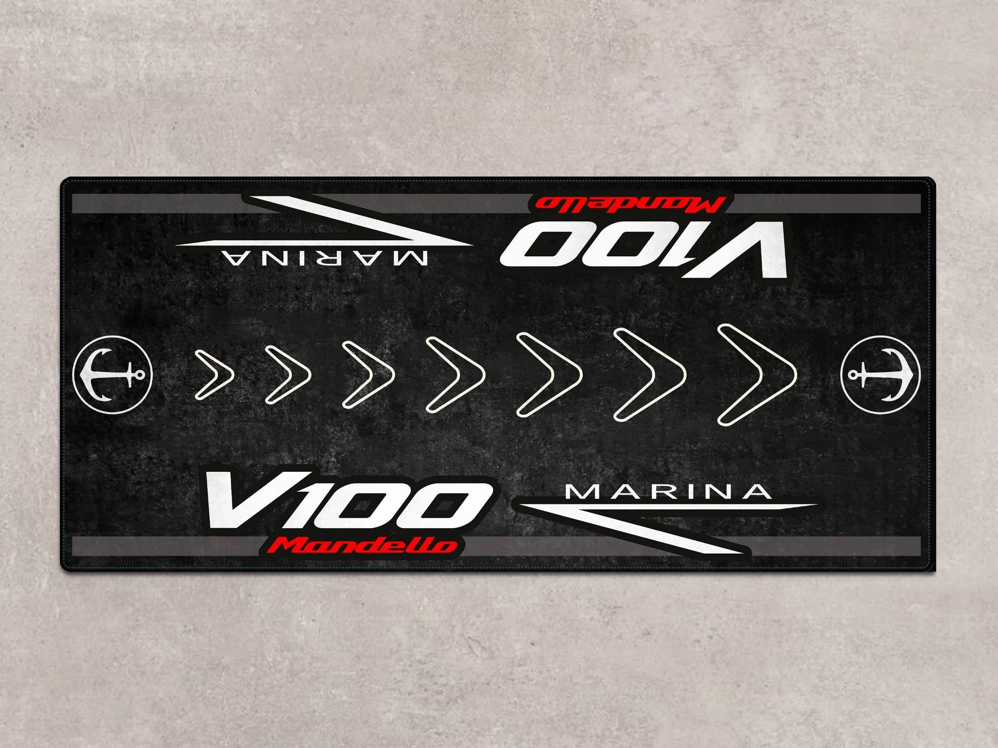 Designed Pit Mat for Moto Guzzi V100 Mandello Marina - MM7204 - Image 2