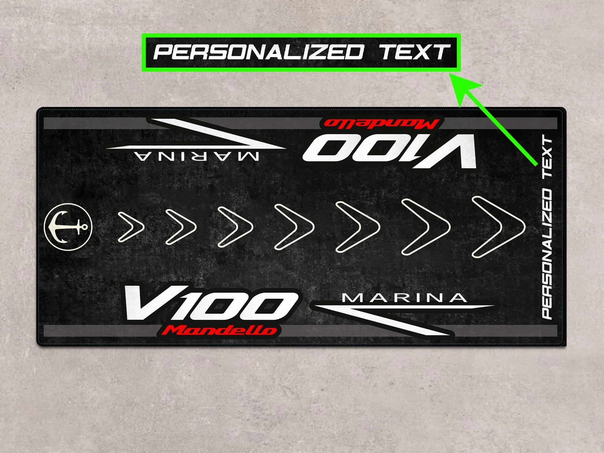 Designed Pit Mat for Moto Guzzi V100 Mandello Marina - MM7204 - Image 4