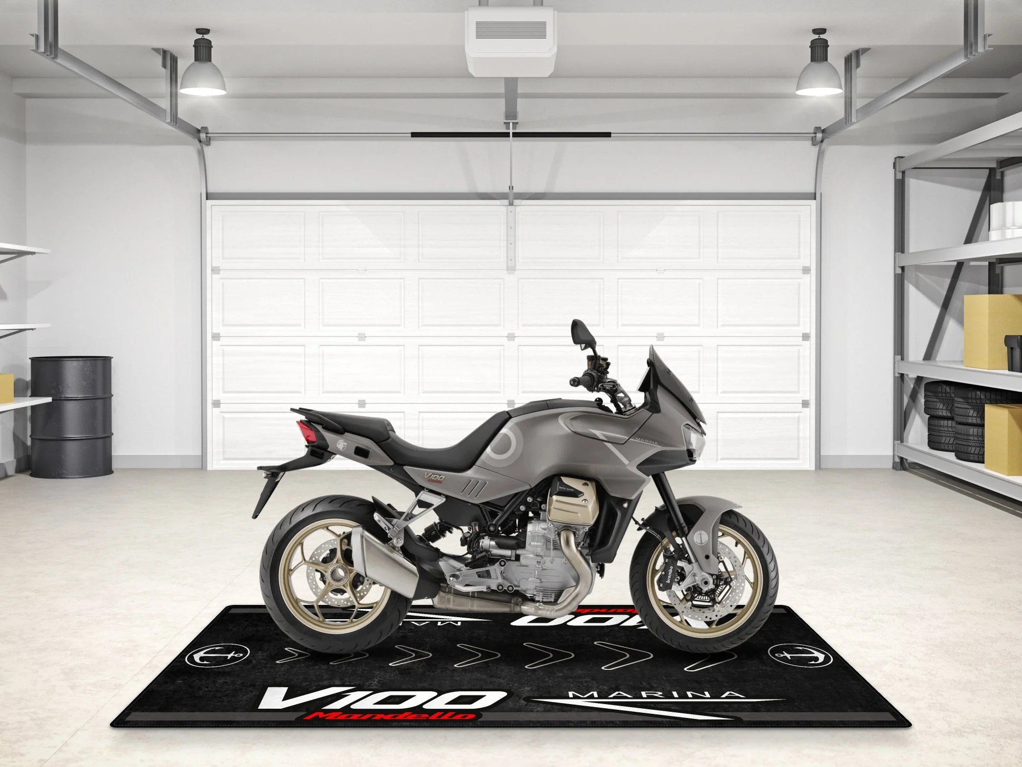 Designed Pit Mat for Moto Guzzi V100 Mandello Marina - MM7204 - Image 5