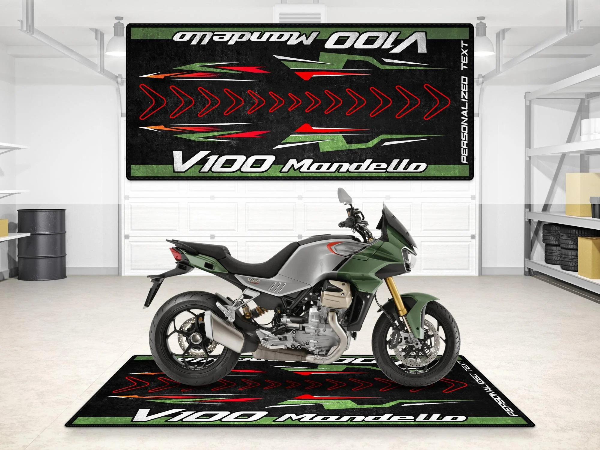 Designed Pit Mat for Moto Guzzi V100 Mandello - MM7206 - Image 3