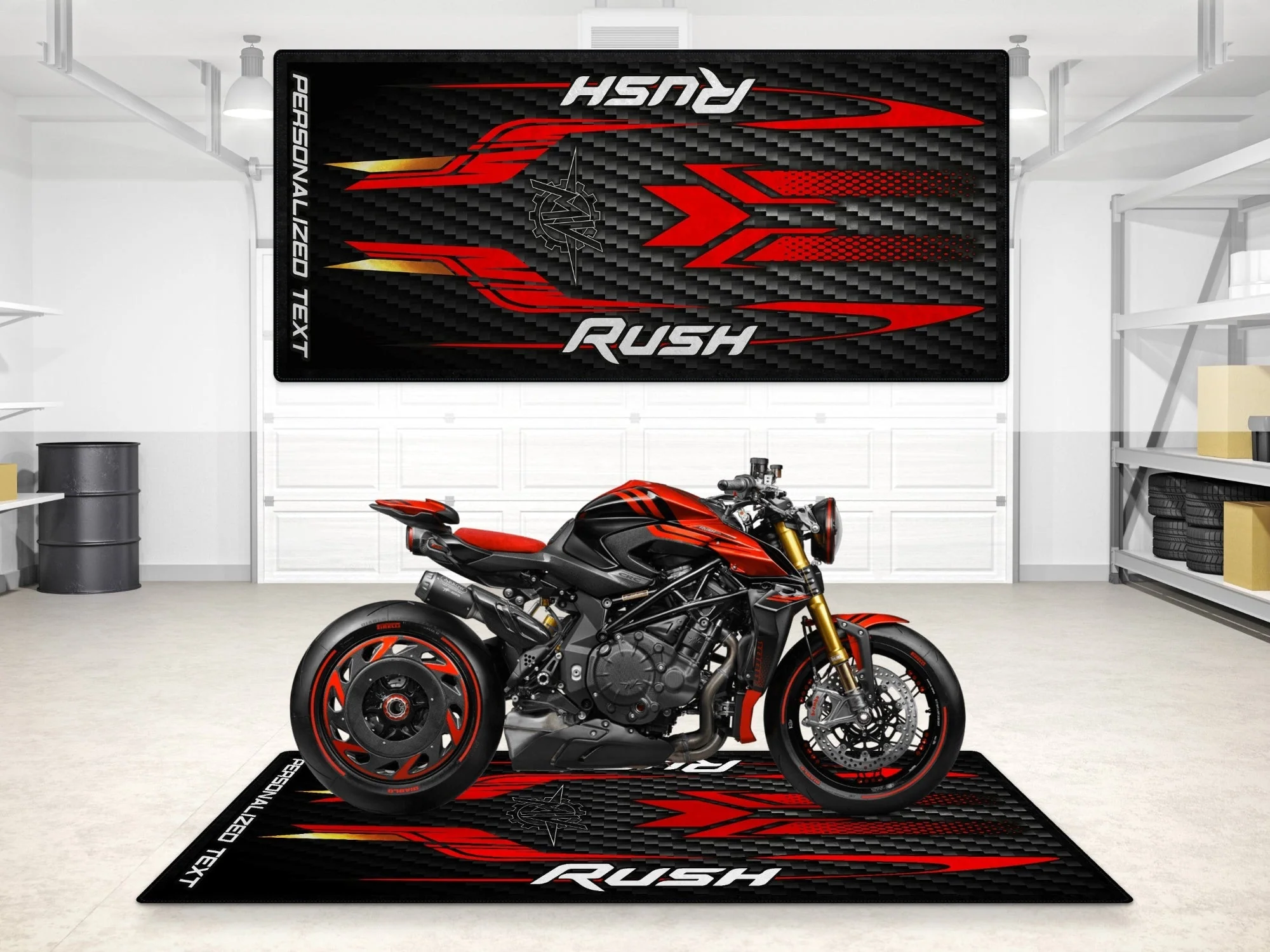 Designed Pit Mat for MV Agusta RUSH Motorcycle - MM7292 - Image 3