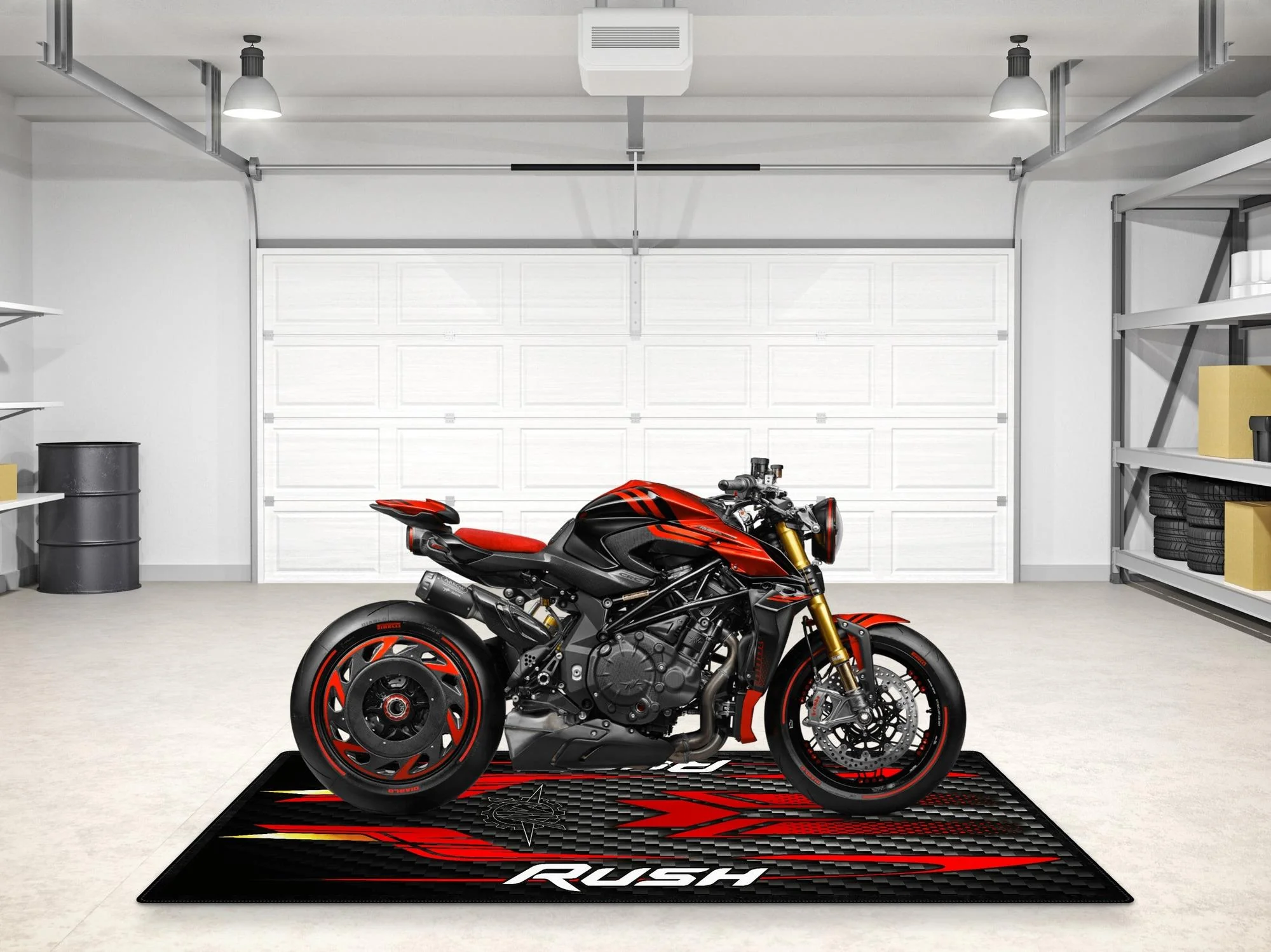 Designed Pit Mat for MV Agusta RUSH Motorcycle - MM7292 - Image 6