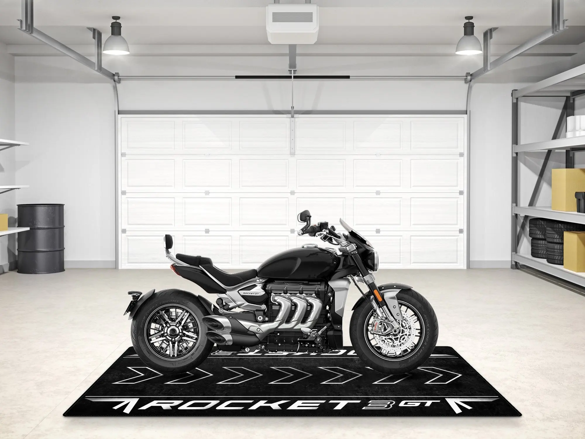 Designed Pit Mat for Rocket 3 GT Models Motorcycle - MM7200 - Image 5