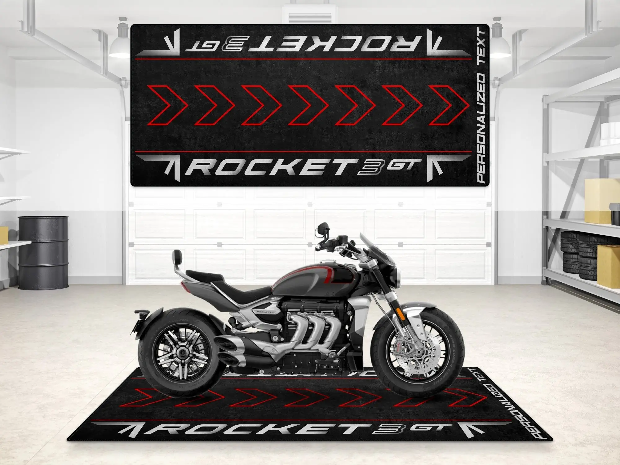 Designed Pit Mat for Rocket 3 GT Models Motorcycle - MM7200 - Image 8