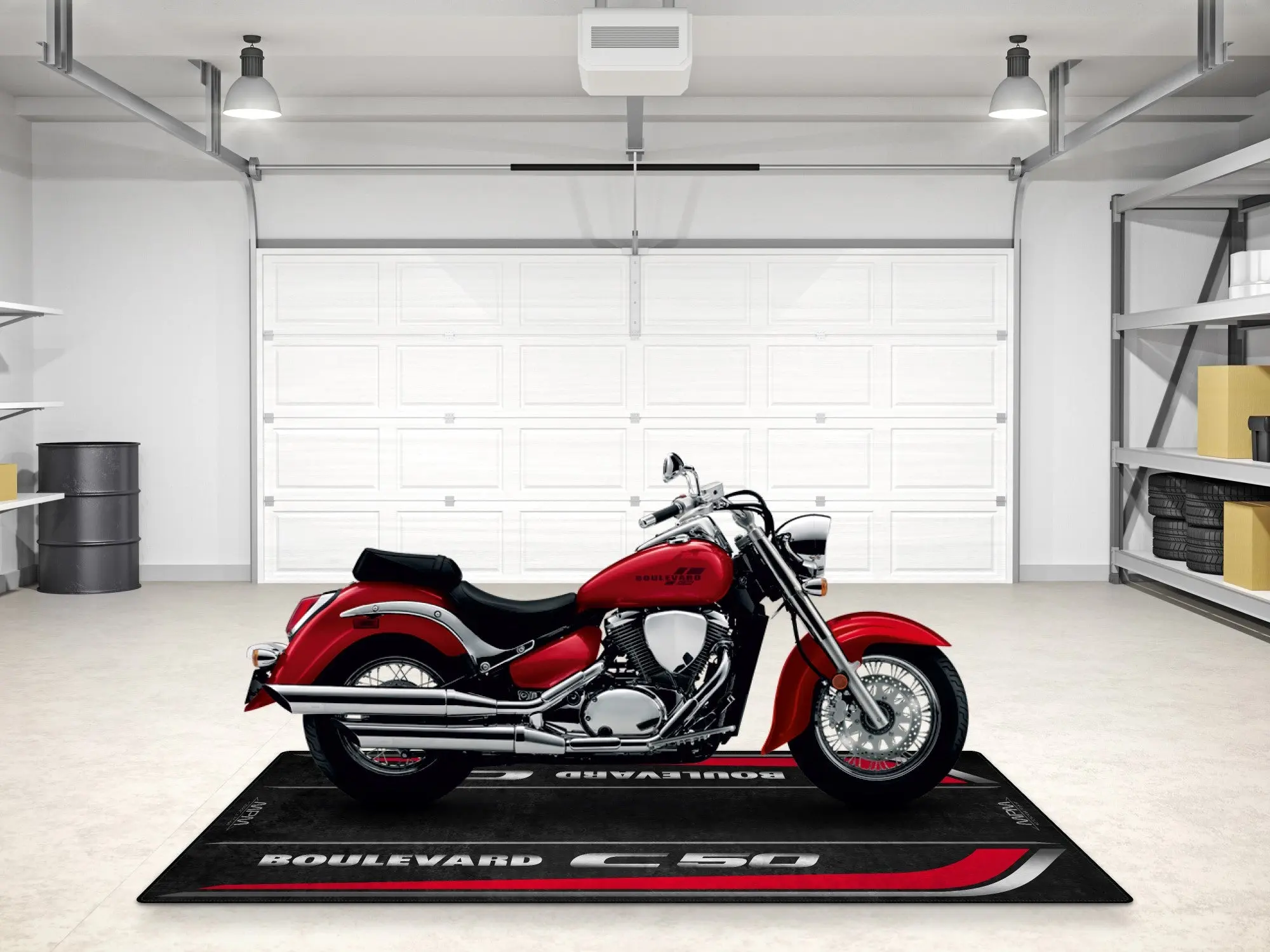 Designed Pit Mat for Suzuki Boulevard C50 Motorcycle - MM7367 - Image 10