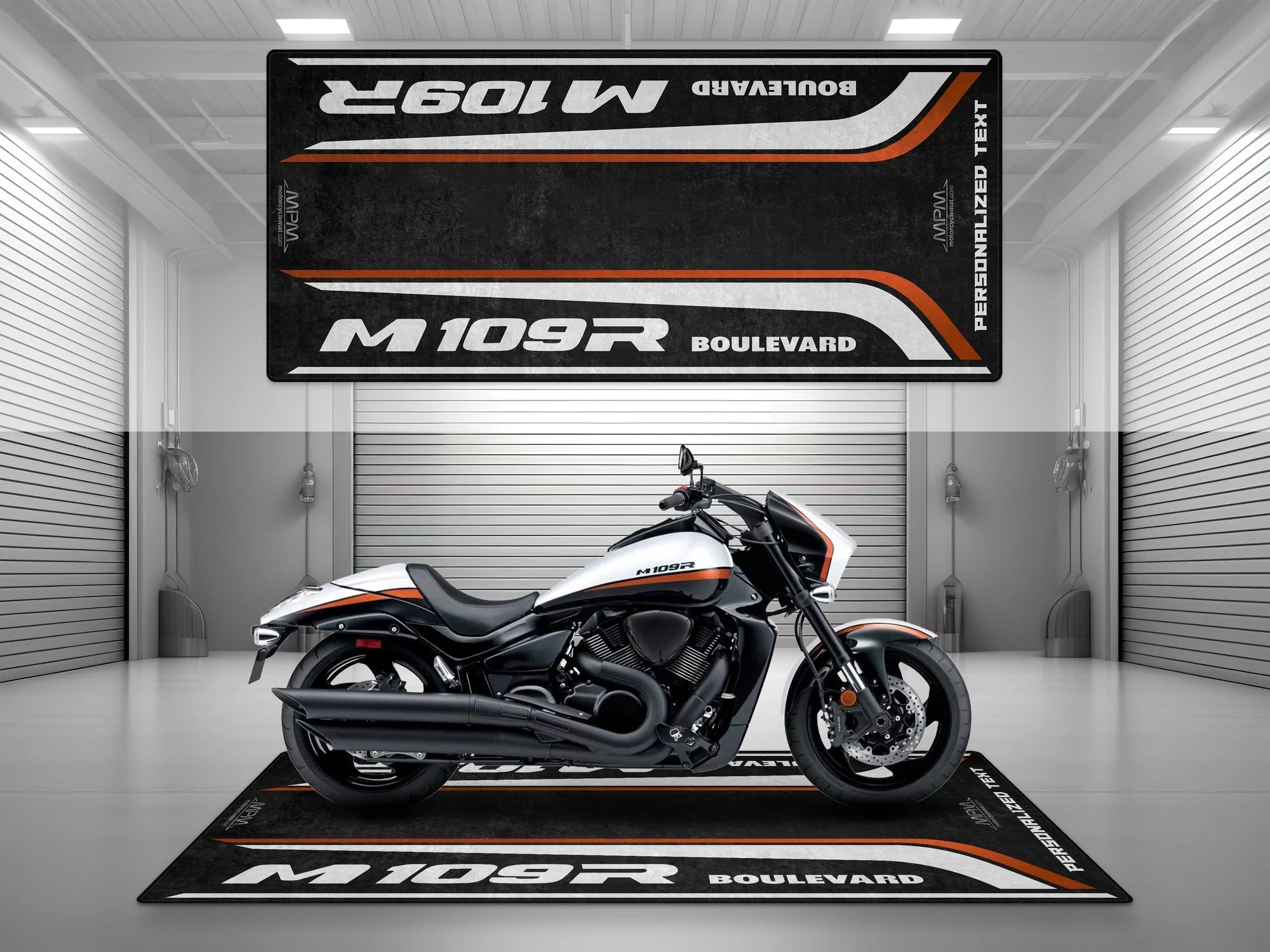Designed Pit Mat for Suzuki Boulevard M109R Motorcycle - MM7366 - Image 3