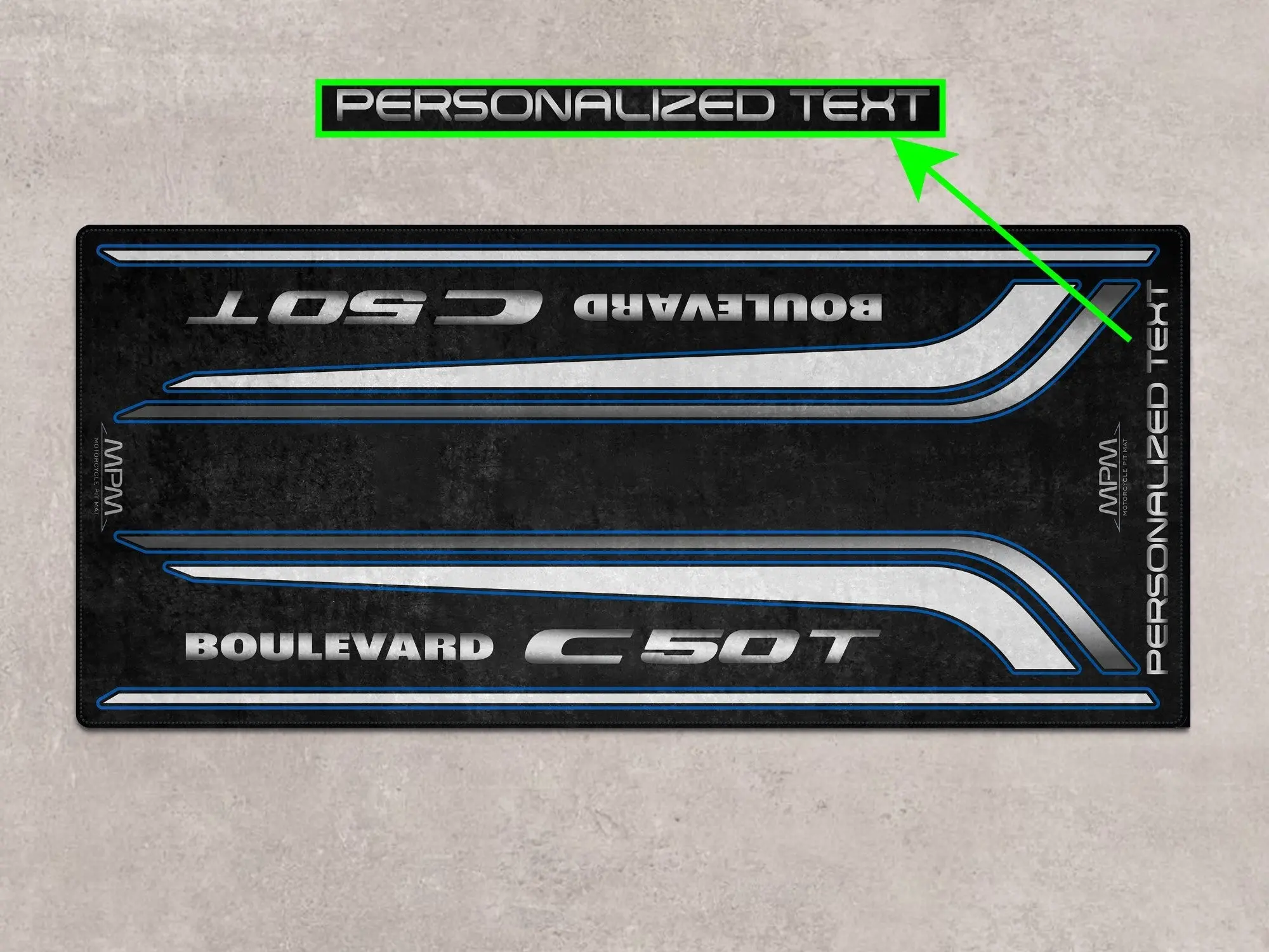 Designed Pit Mat for Suzuki C50T Motorcycle - MM7368 - Image 4