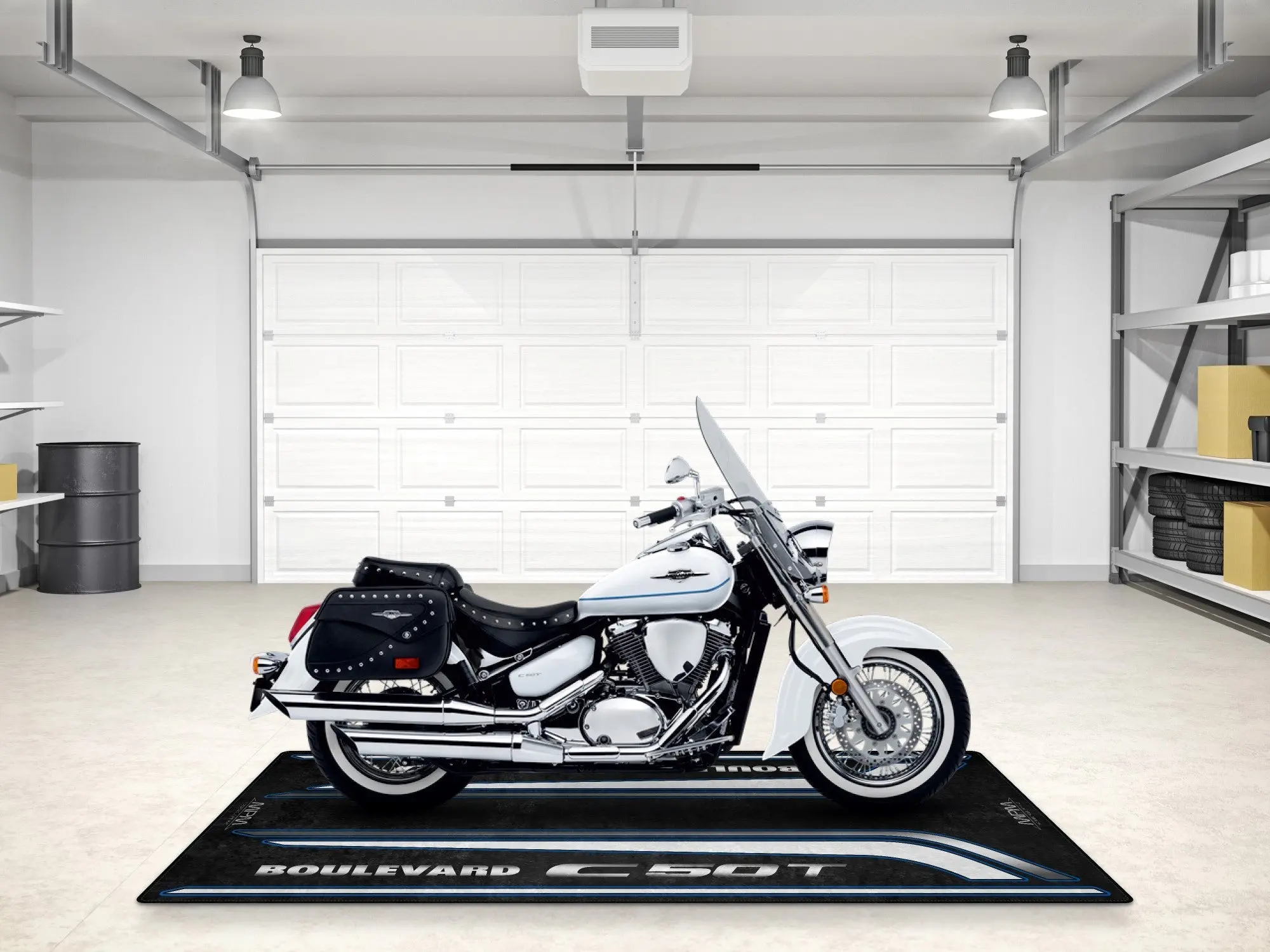 Designed Pit Mat for Suzuki C50T Motorcycle - MM7368 - Image 5