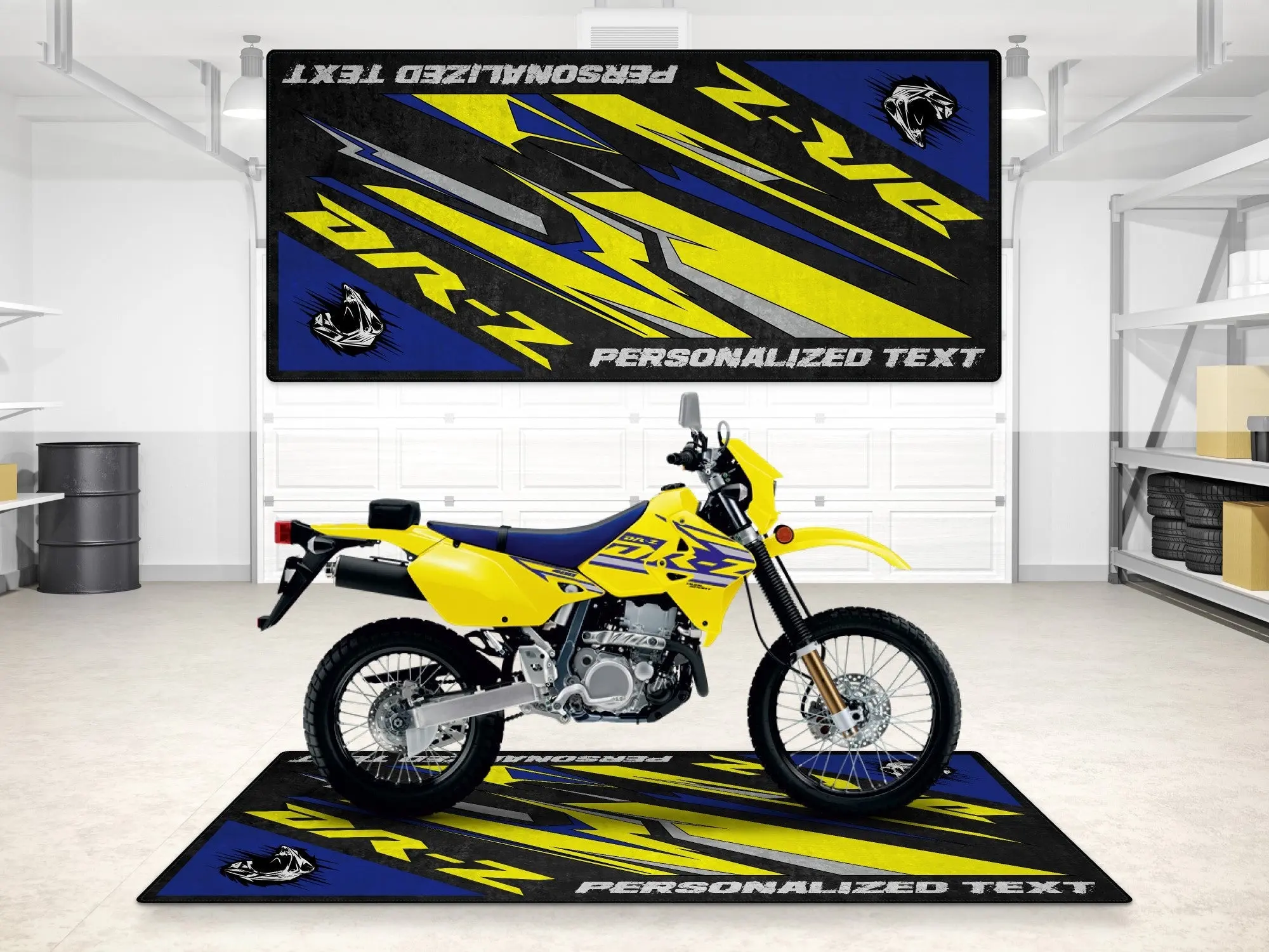 Designed Pit Mat for Suzuki DR-Z Motorcycle - MM7382 - Image 3