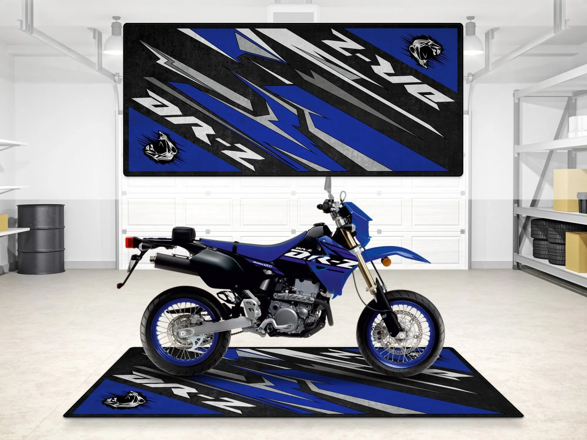 Designed Pit Mat for Suzuki DR-Z Motorcycle - MM7382 - Image 6