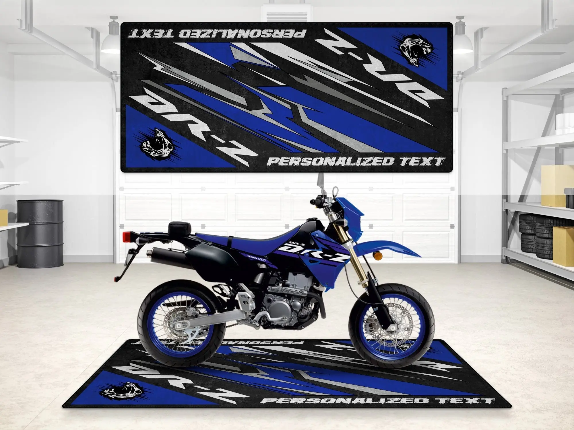 Designed Pit Mat for Suzuki DR-Z Motorcycle - MM7382 - Image 8