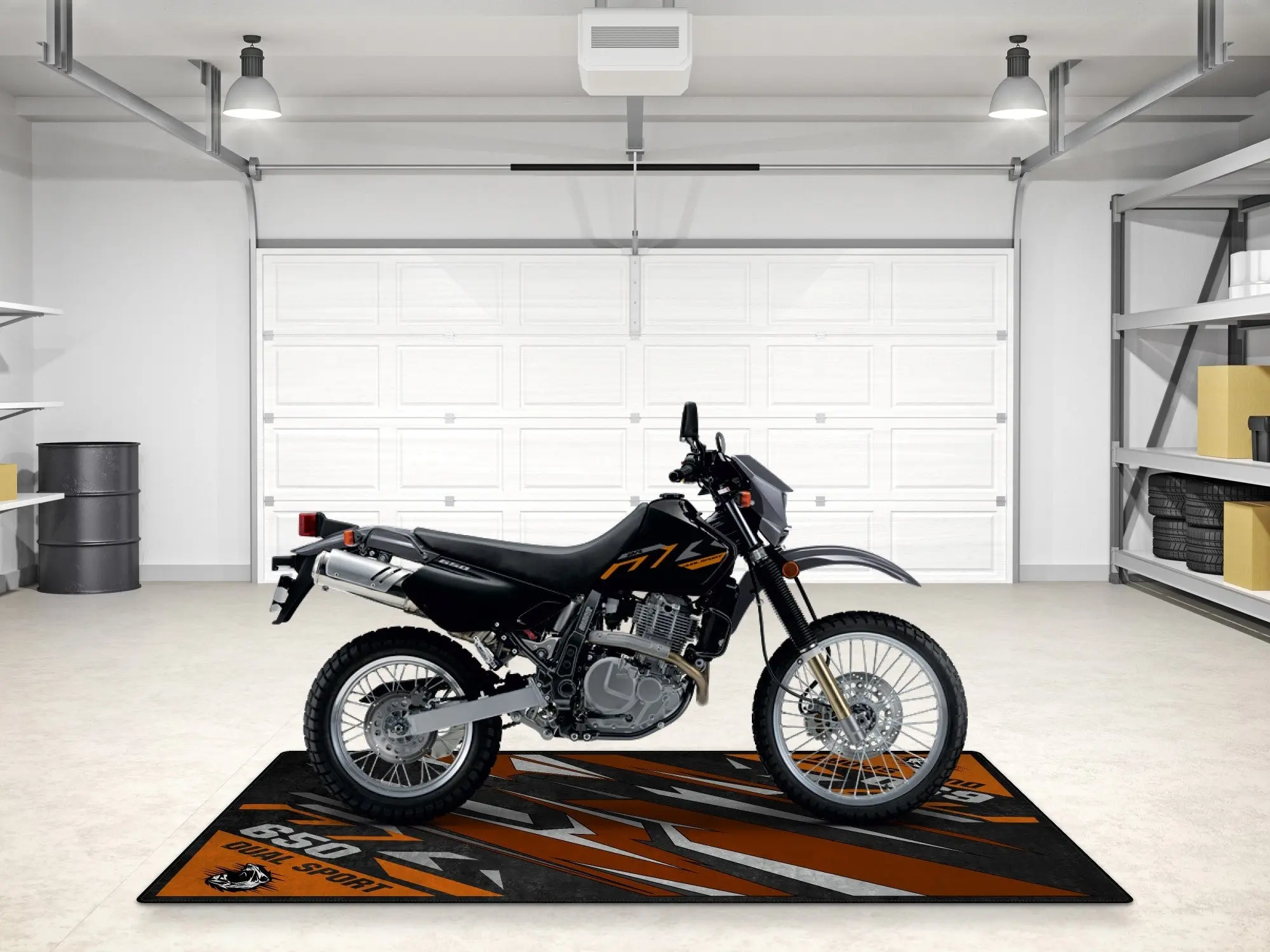 Designed Pit Mat for Suzuki DR650S Motorcycle - MM7381 - Image 10