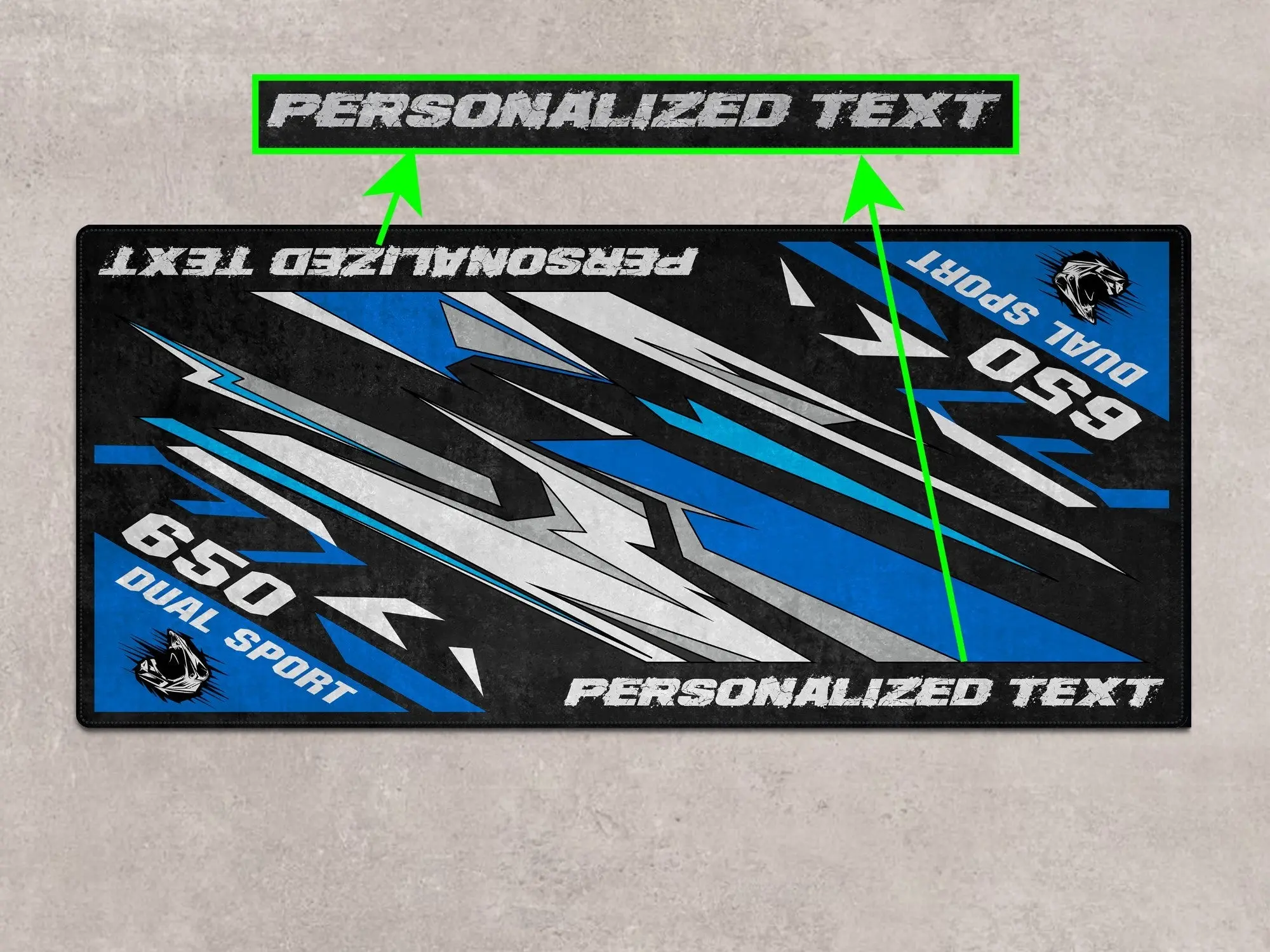 Designed Pit Mat for Suzuki DR650S Motorcycle - MM7381 - Image 4