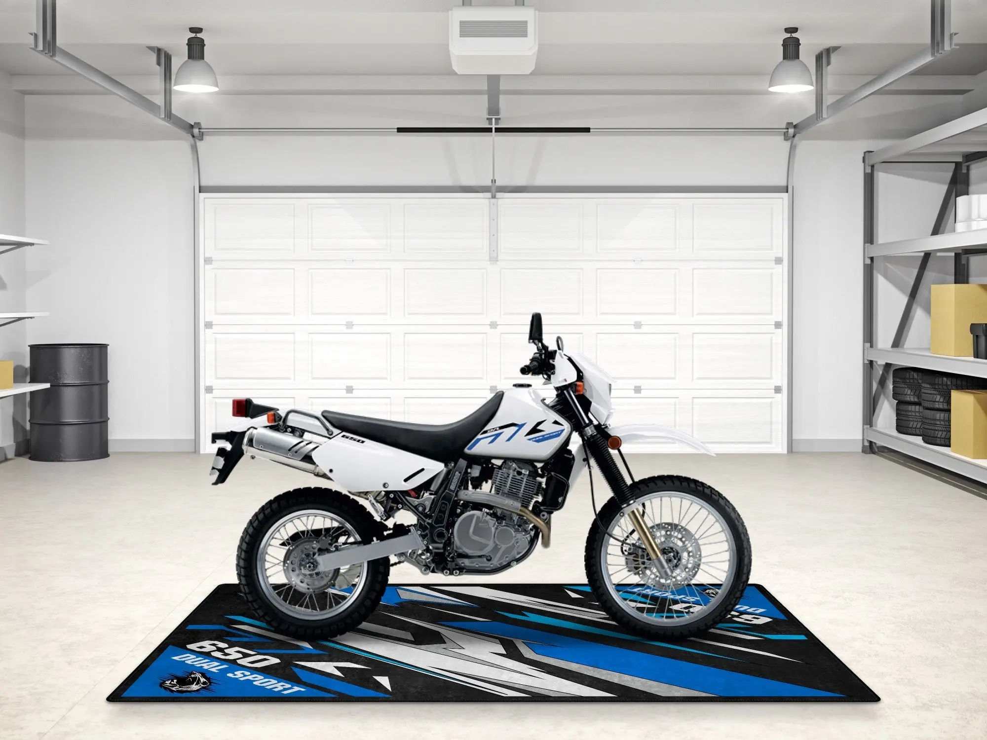 Designed Pit Mat for Suzuki DR650S Motorcycle - MM7381 - Image 5