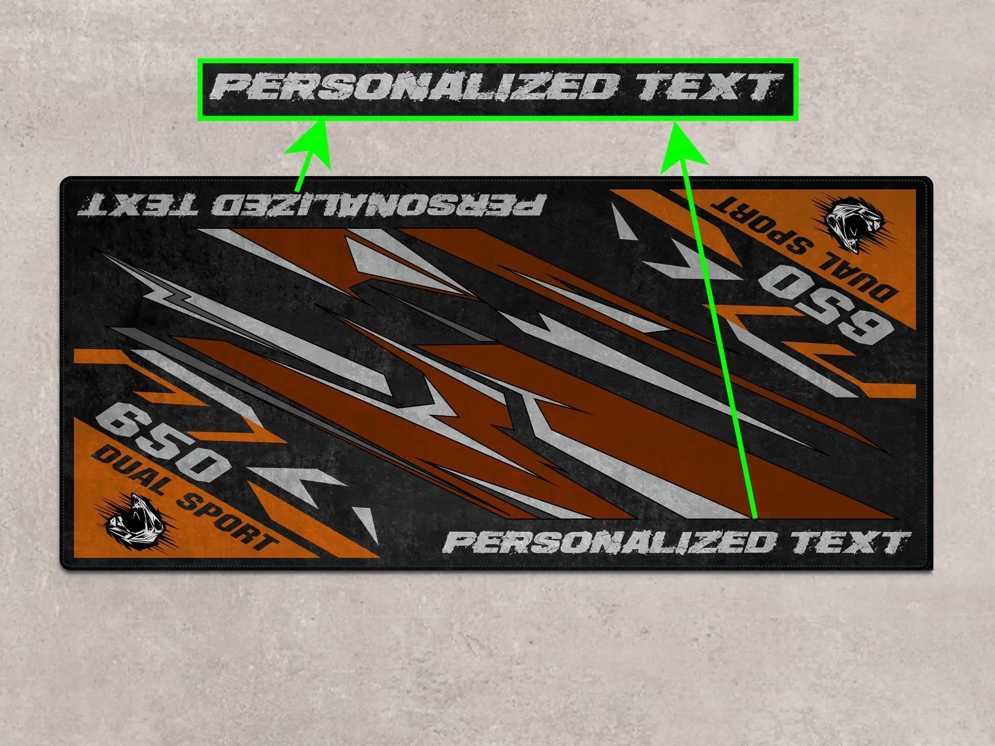 Designed Pit Mat for Suzuki DR650S Motorcycle - MM7381 - Image 9