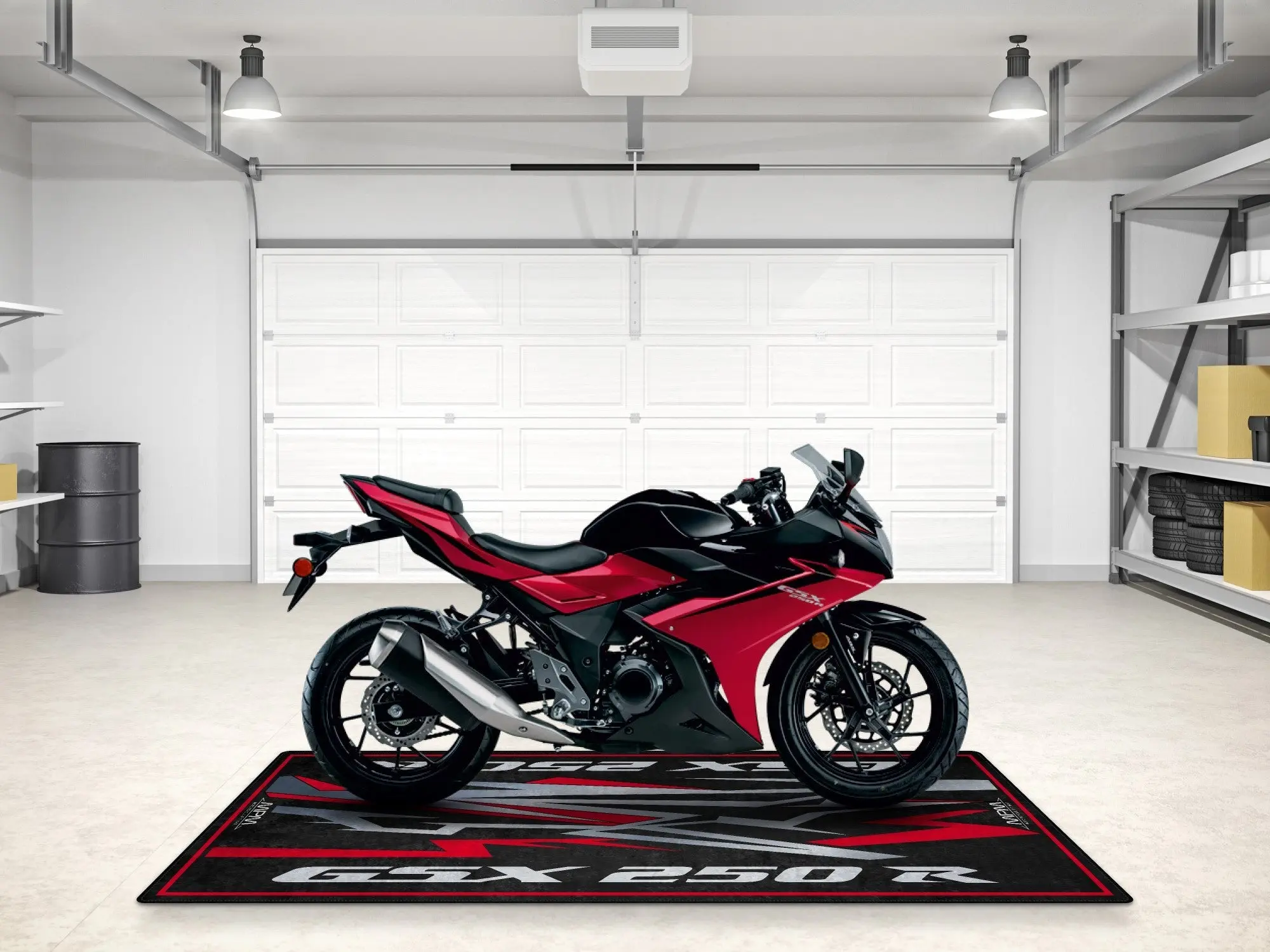 Designed Pit Mat for Suzuki GSX-250R Motorcycle - MM7360 - Image 5