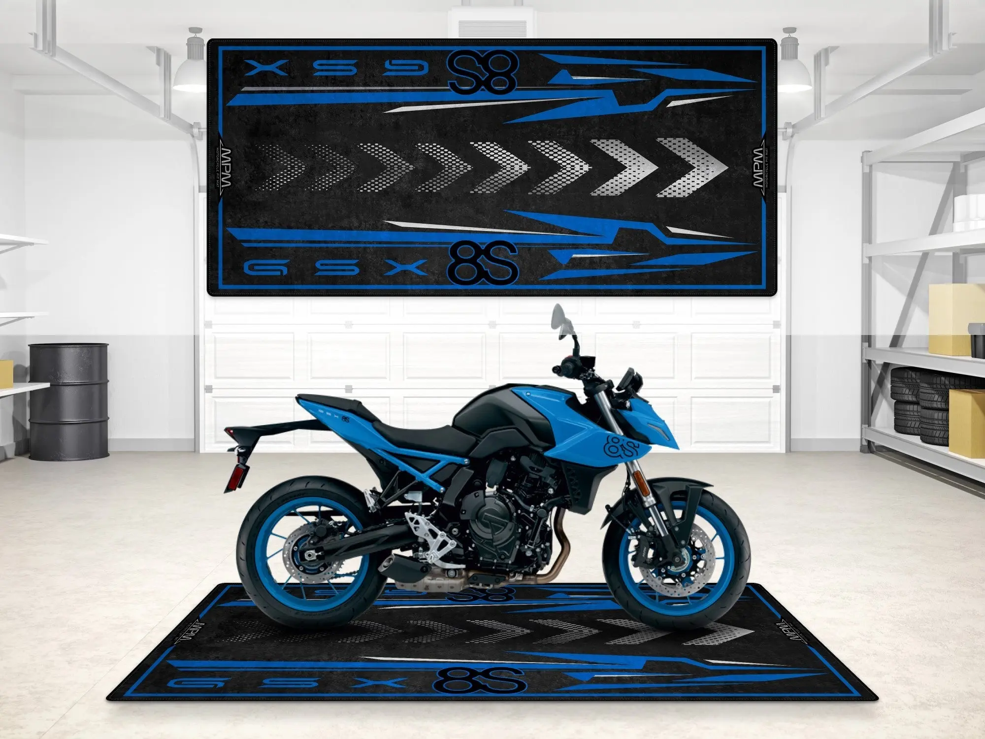 Designed Pit Mat for Suzuki GSX-8S Motorcycle - MM7362 - Image 11
