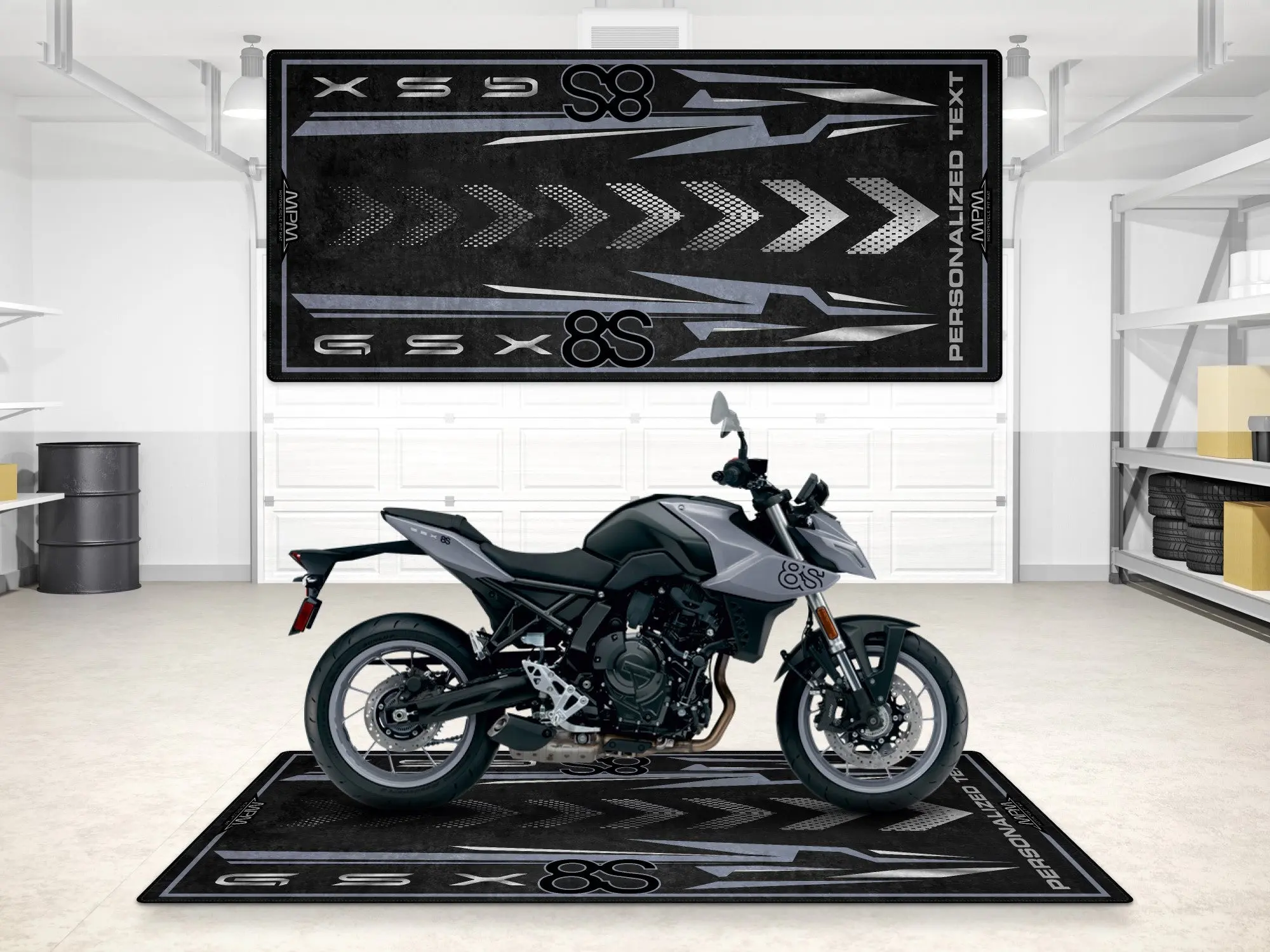 Designed Pit Mat for Suzuki GSX-8S Motorcycle - MM7362 - Image 3