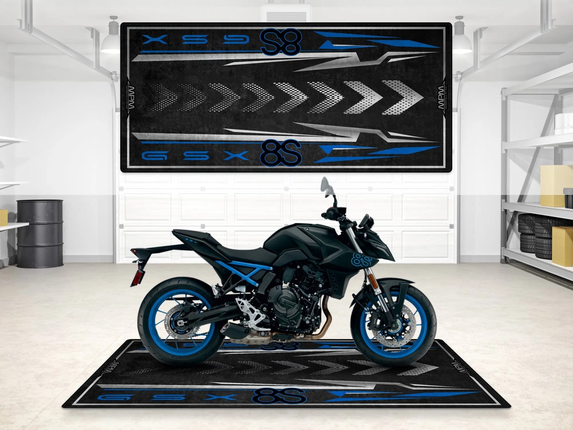 Designed Pit Mat for Suzuki GSX-8S Motorcycle - MM7362 - Image 6