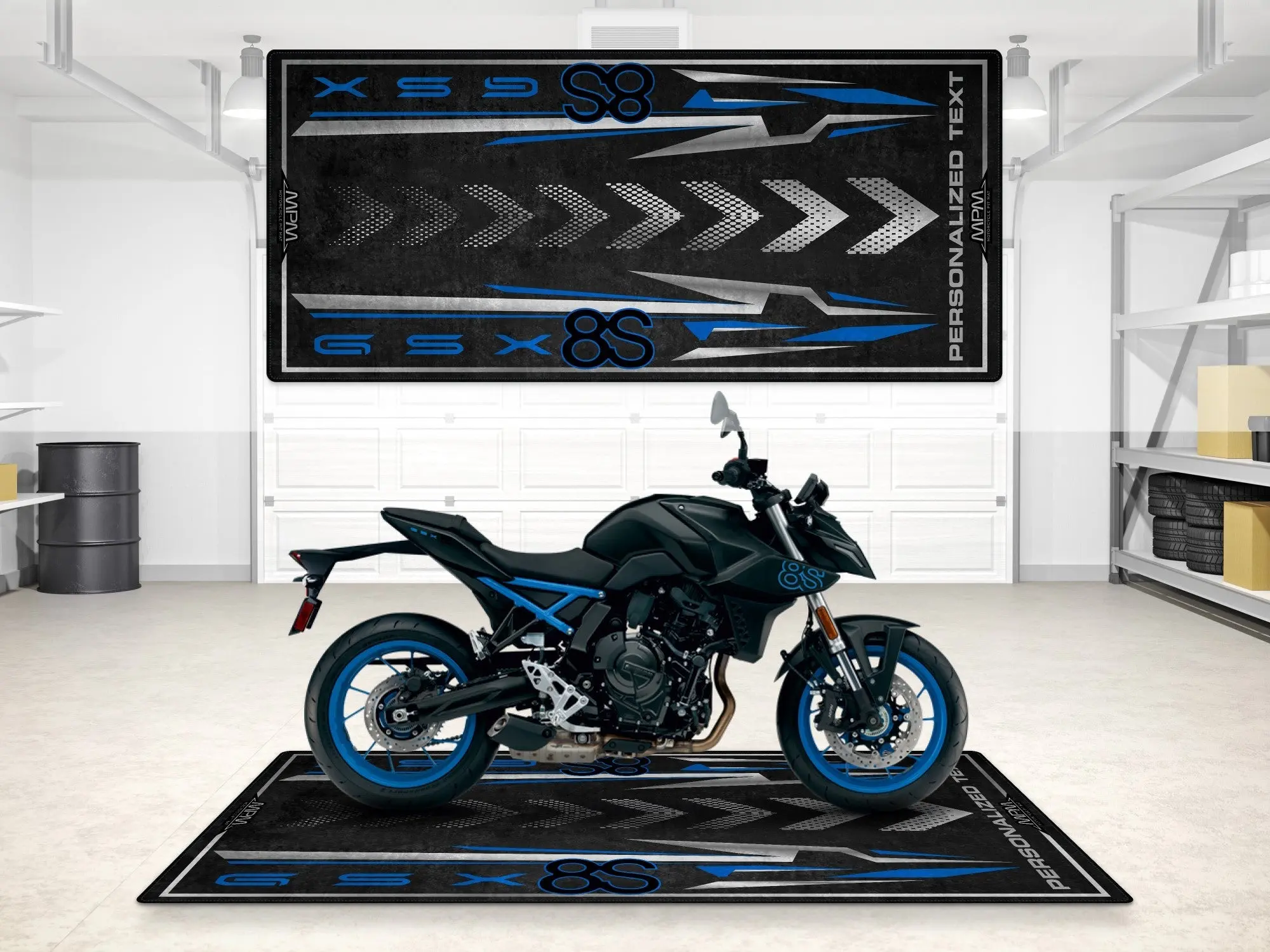 Designed Pit Mat for Suzuki GSX-8S Motorcycle - MM7362 - Image 8