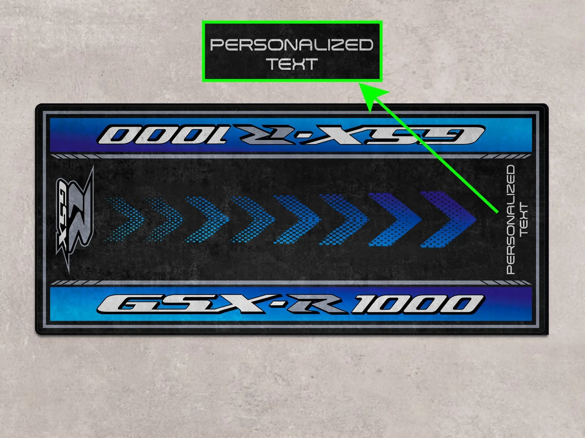 Designed Pit Mat for Suzuki GSX-R1000 Motorcycle - MM7355 - Image 2