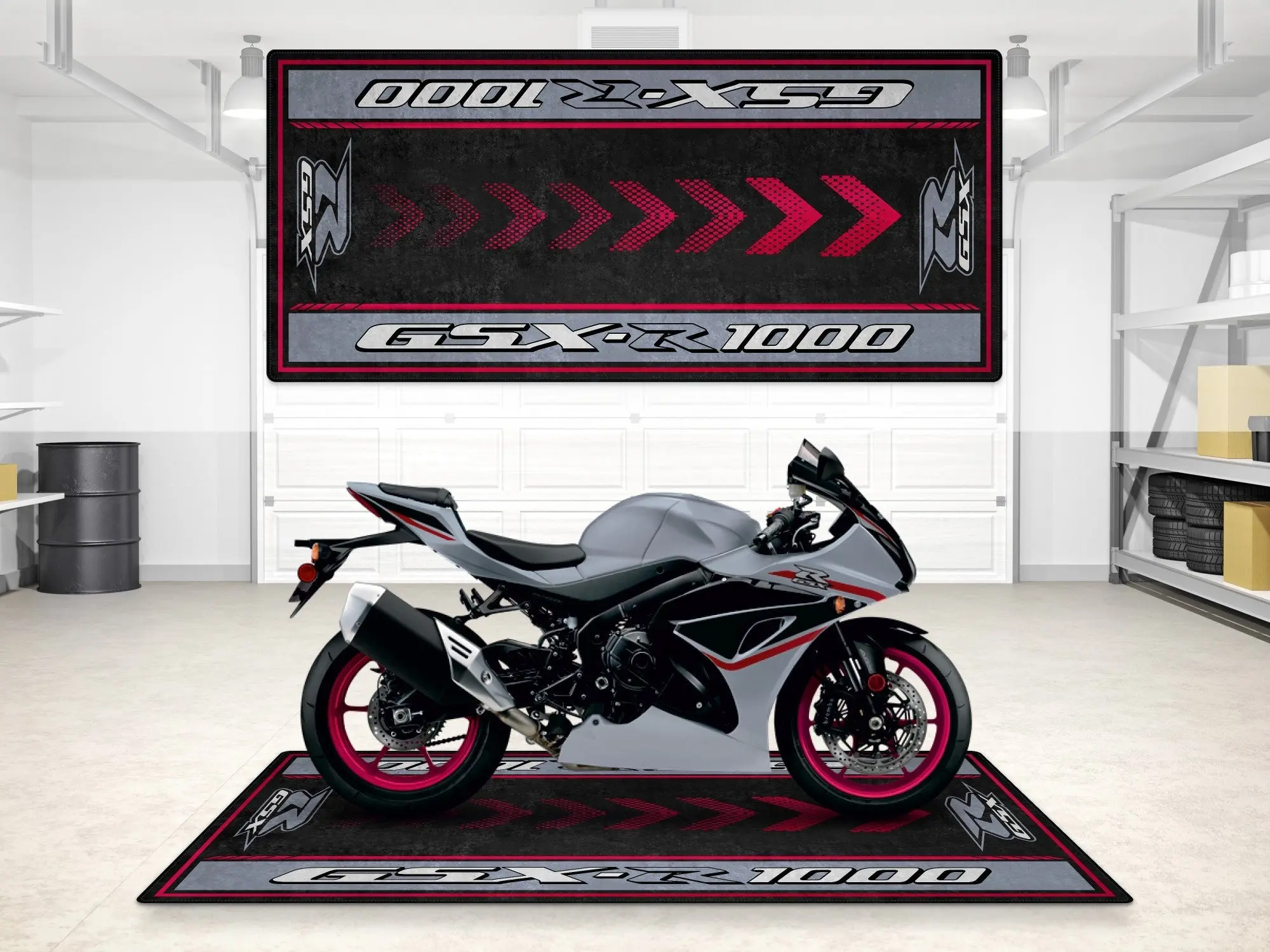 Designed Pit Mat for Suzuki GSX-R1000 Motorcycle - MM7355 - Image 3