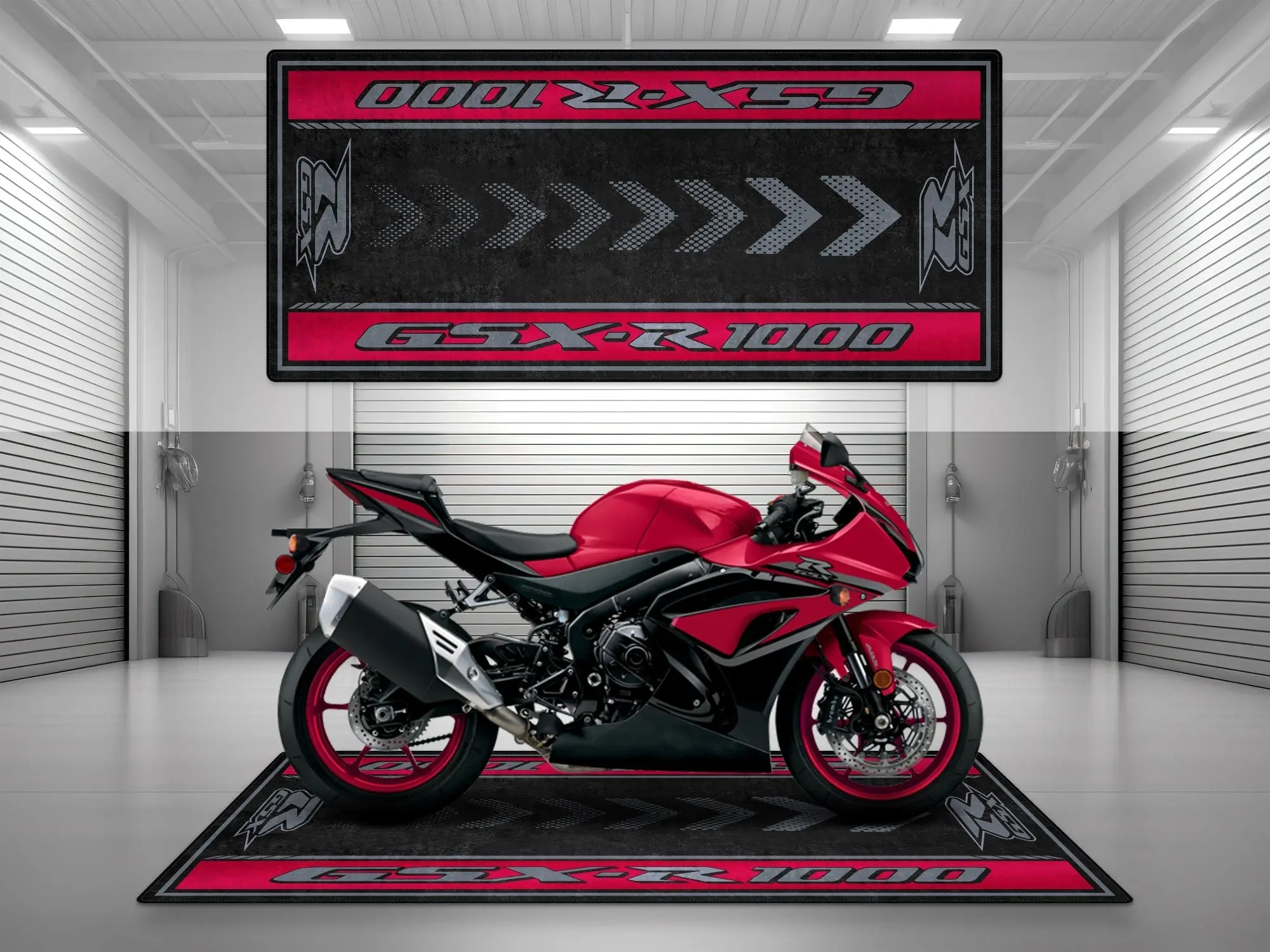 Designed Pit Mat for Suzuki GSX-R1000 Motorcycle - MM7355 - Image 5