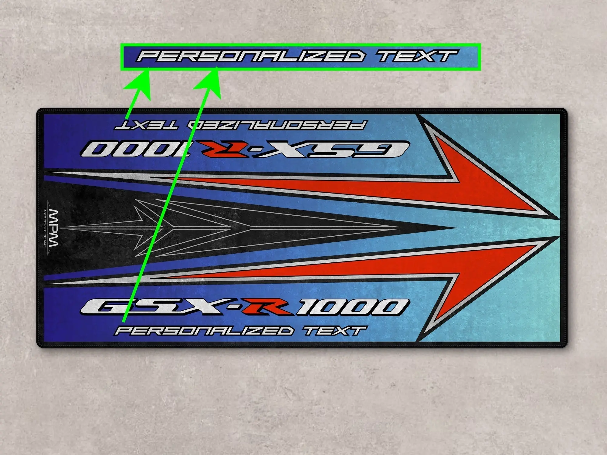 Designed Pit Mat for Suzuki GSX-R1000 Motorsport Motorcycle - MM7127 - Image 4