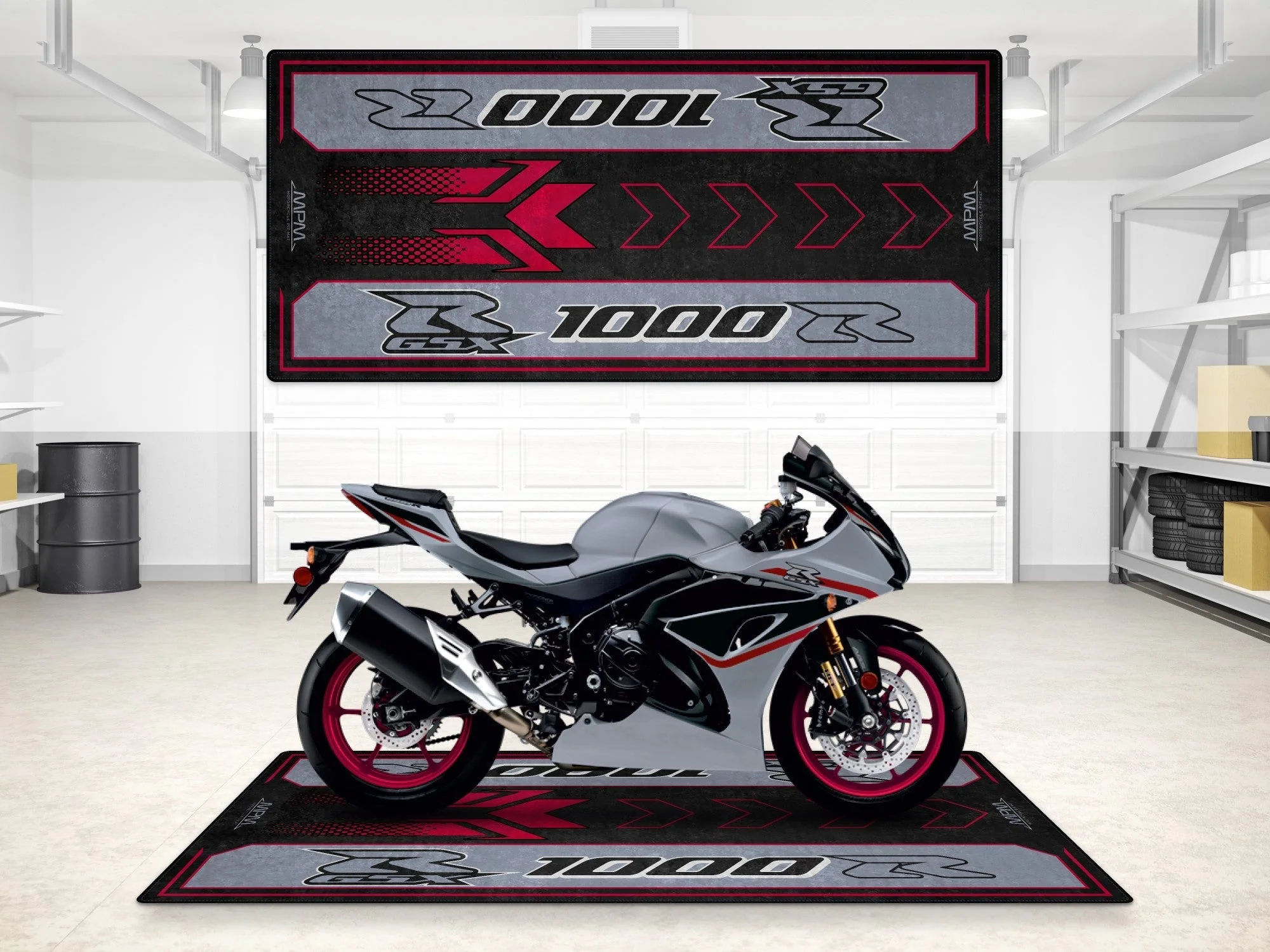 Designed Pit Mat for Suzuki GSX-R1000R 2024 Motorcycle - MM7353 - Image 3