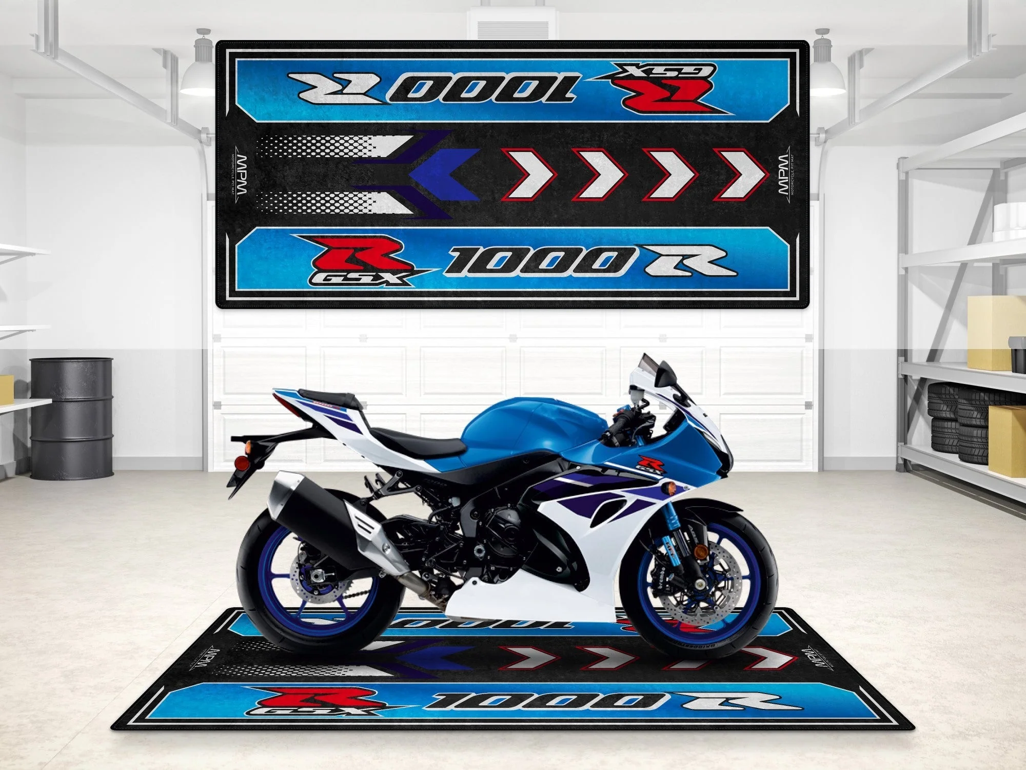 Designed Pit Mat for Suzuki GSX-R1000R 2024 Motorcycle - MM7353 - Image 5