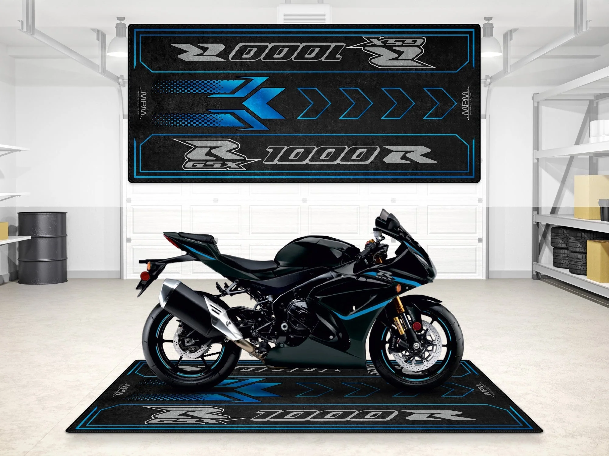 Designed Pit Mat for Suzuki GSX-R1000R 2024 Motorcycle - MM7353 - Image 7