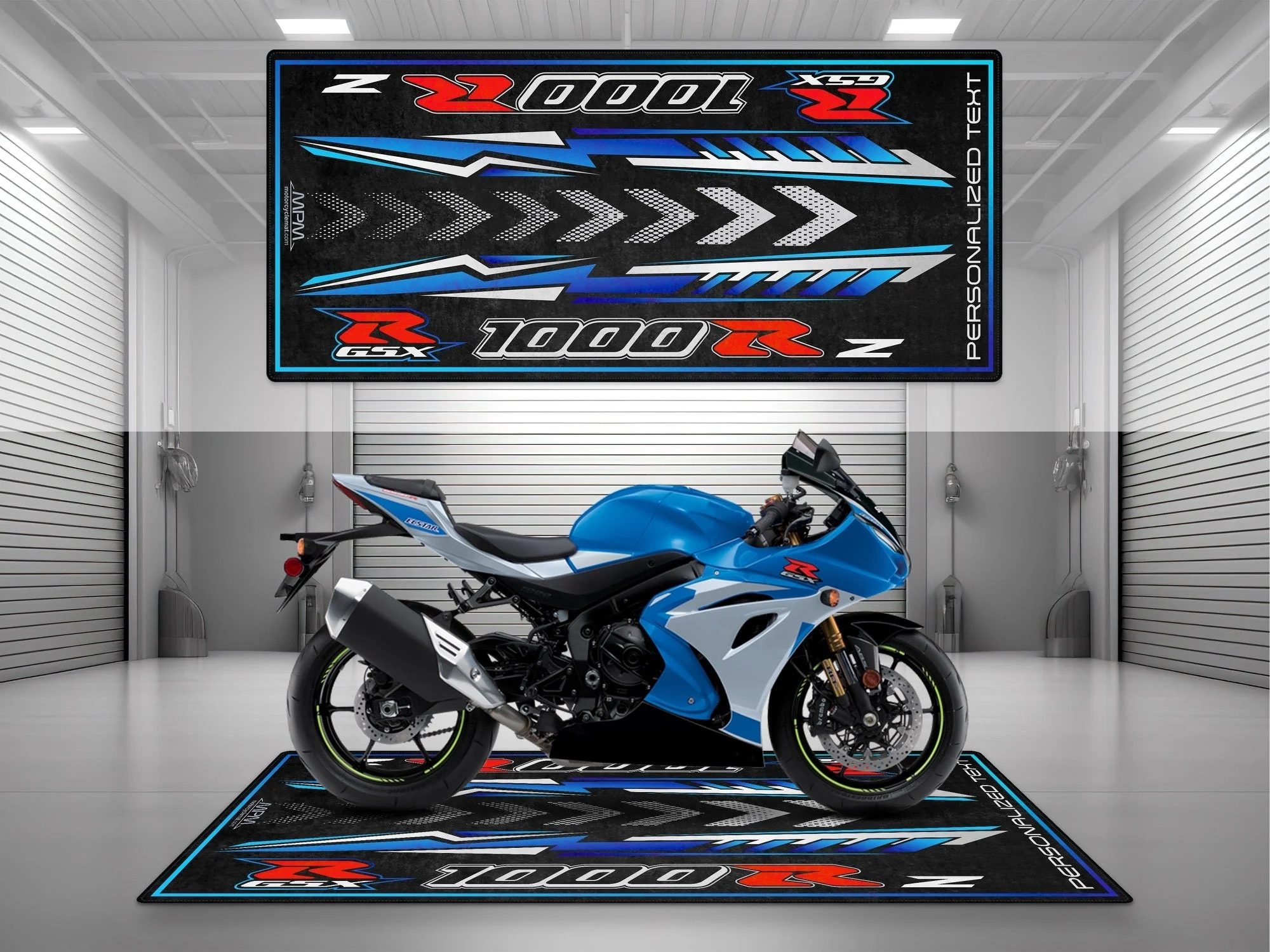 Designed Pit Mat for Suzuki GSX-R1000RZ Motorcycle - MM7354 - Image 3